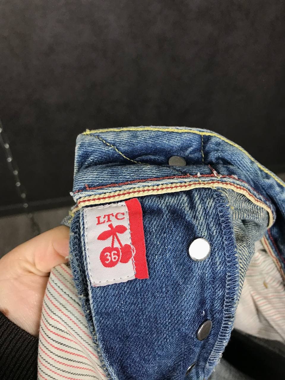 Japanese Brand Le temps des cerises distressed Japanese denim jeans Size US 36 / EU 52 - 11 Thumbnail