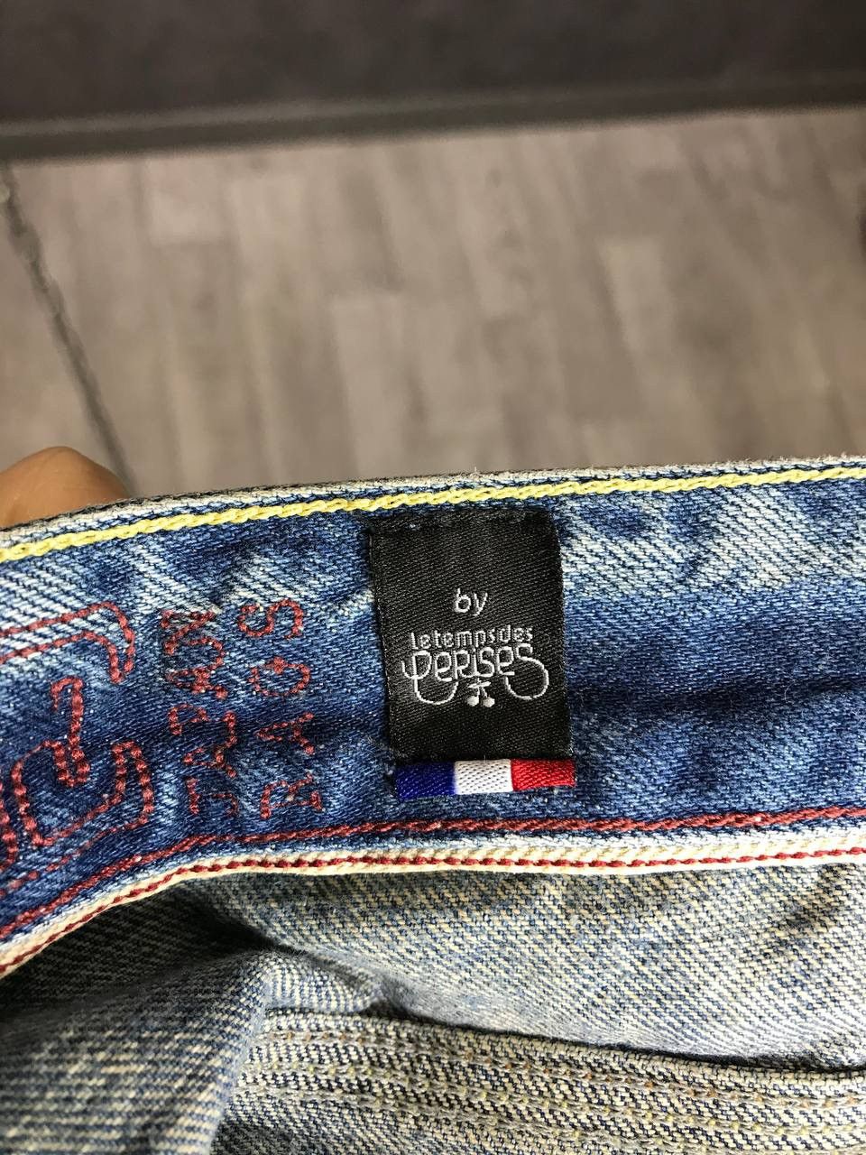 Japanese Brand Le temps des cerises distressed Japanese denim jeans Size US 36 / EU 52 - 5 Thumbnail