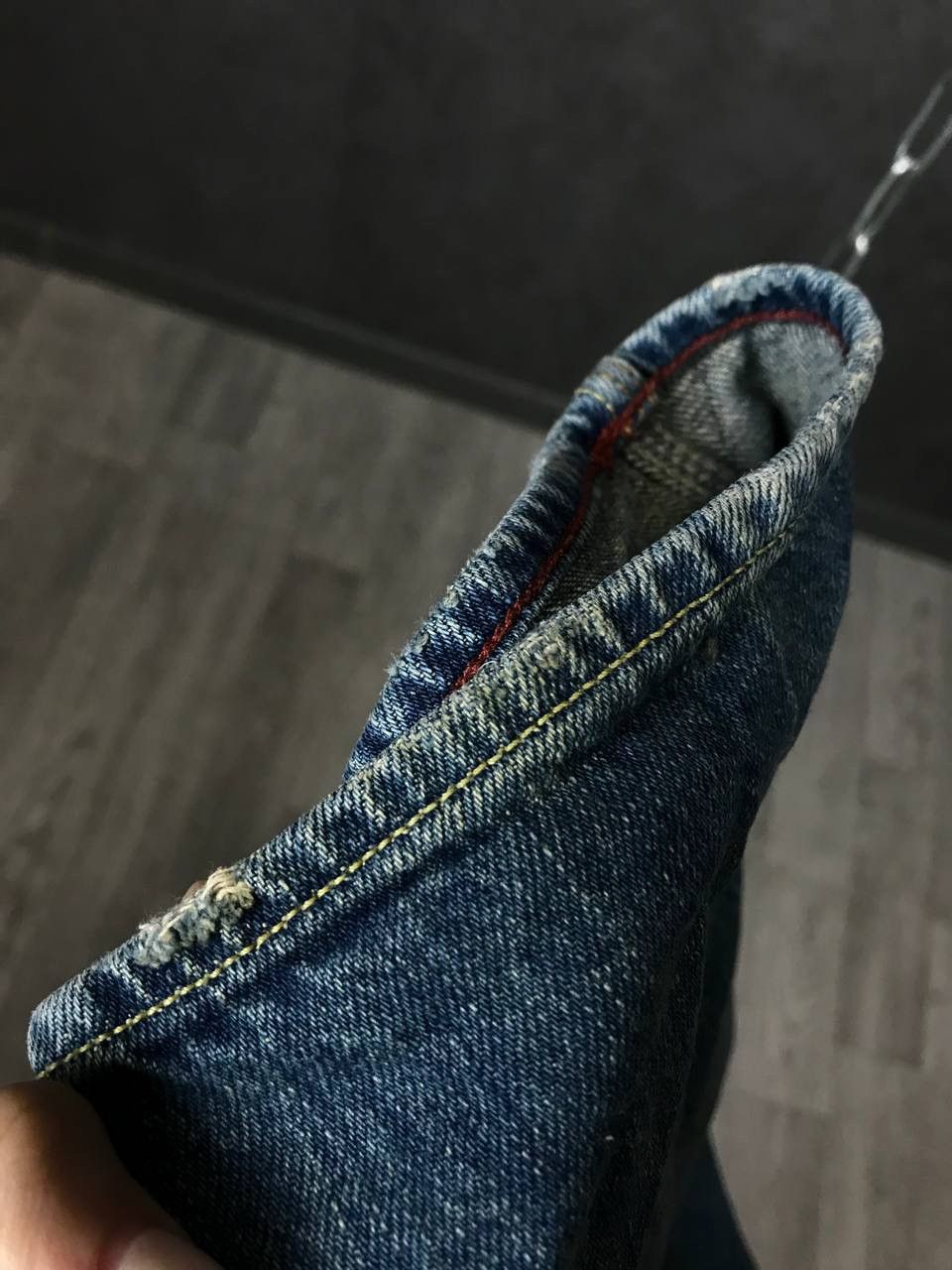 Japanese Brand Le temps des cerises distressed Japanese denim jeans Size US 36 / EU 52 - 12 Thumbnail