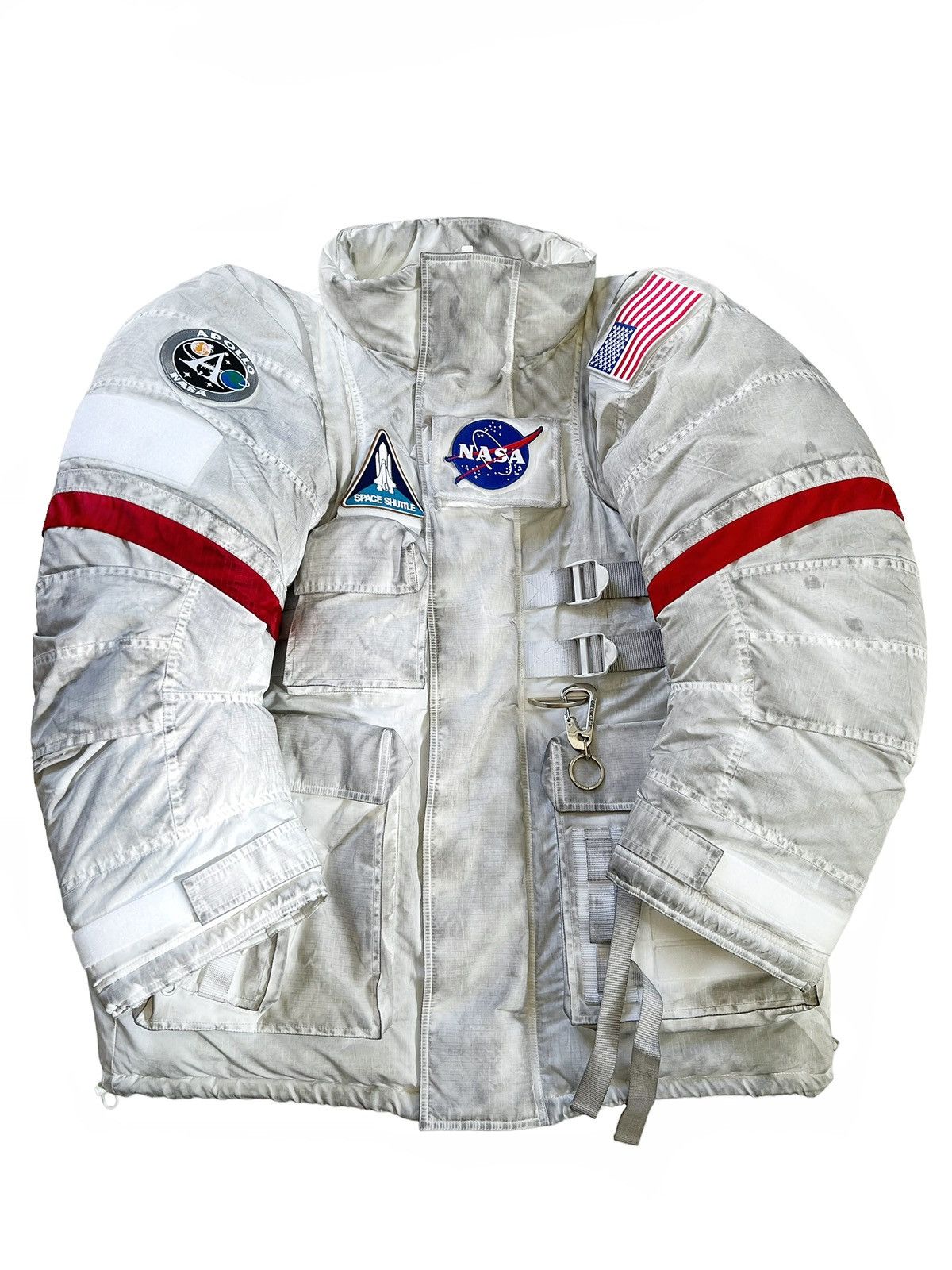 image of Balenciaga Sz46 Nasa Astronaut Space Parka Afterworld in White, Men's (Size 2XL)