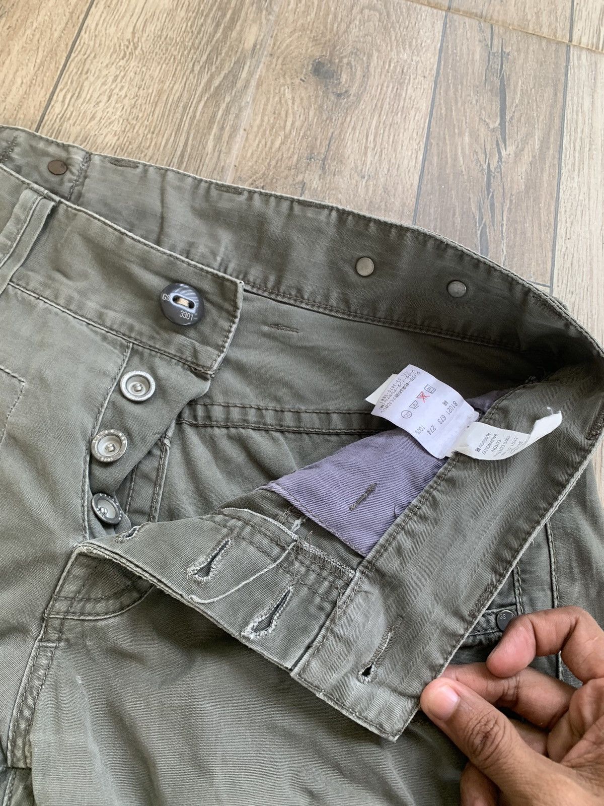 G-Star × Japanese Brand G - Star Raw Denim Army Pants Size US 32 / EU 48 - 8 Thumbnail