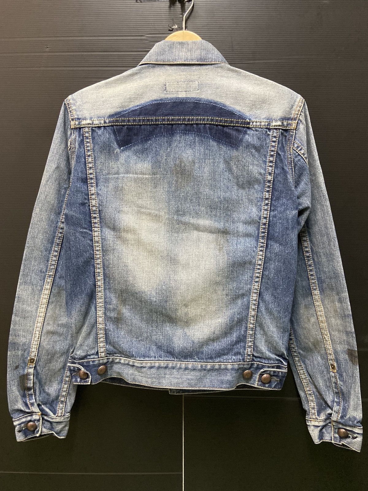 Japanese Brand × Vanquish Vintage 90's Vanquish Punk Trucker Denim Jacket Made Japan Size US M / EU 48-50 / 2 - 2 Thumbnail