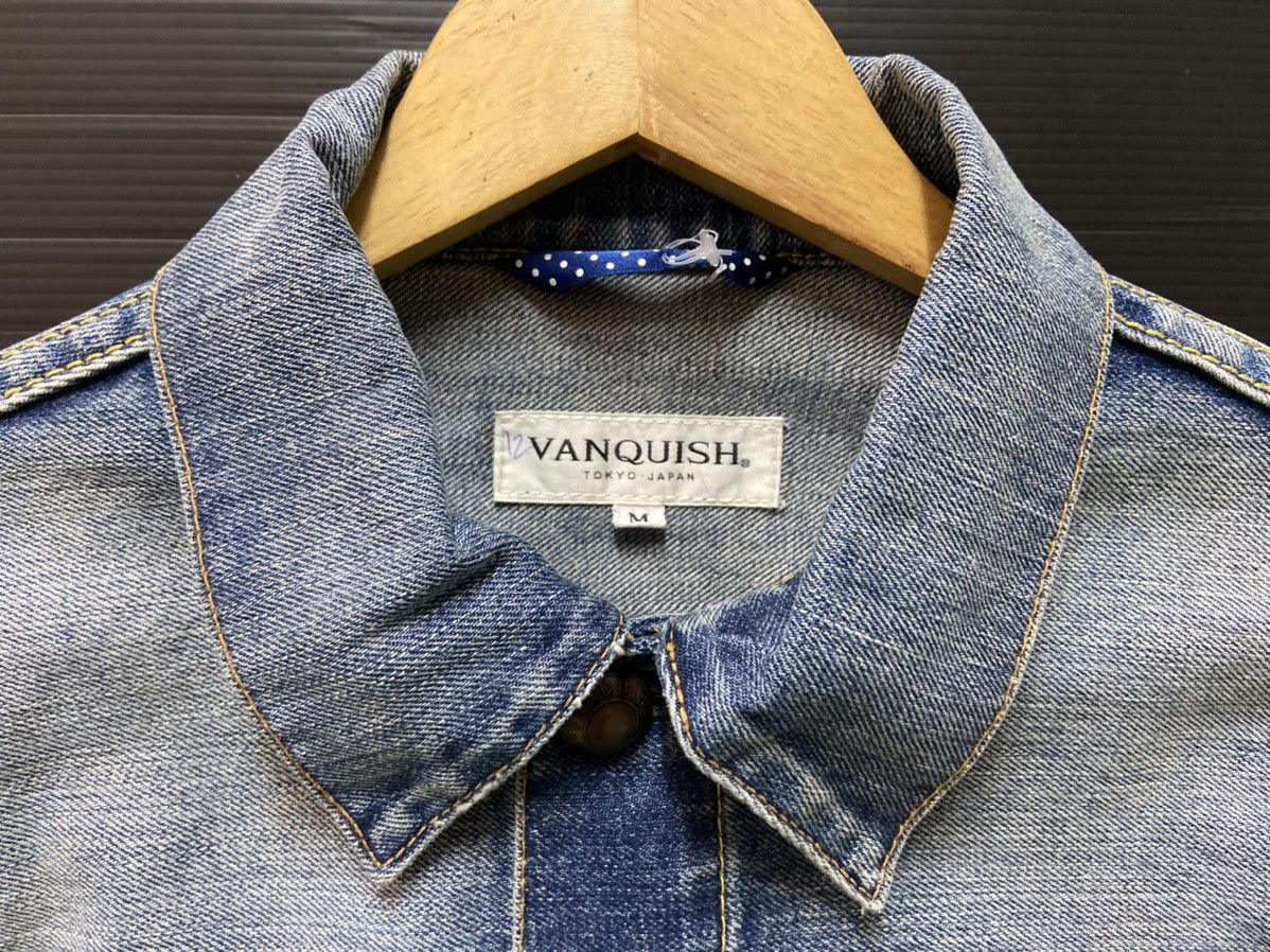 Japanese Brand × Vanquish Vintage 90's Vanquish Punk Trucker Denim Jacket Made Japan Size US M / EU 48-50 / 2 - 7 Thumbnail