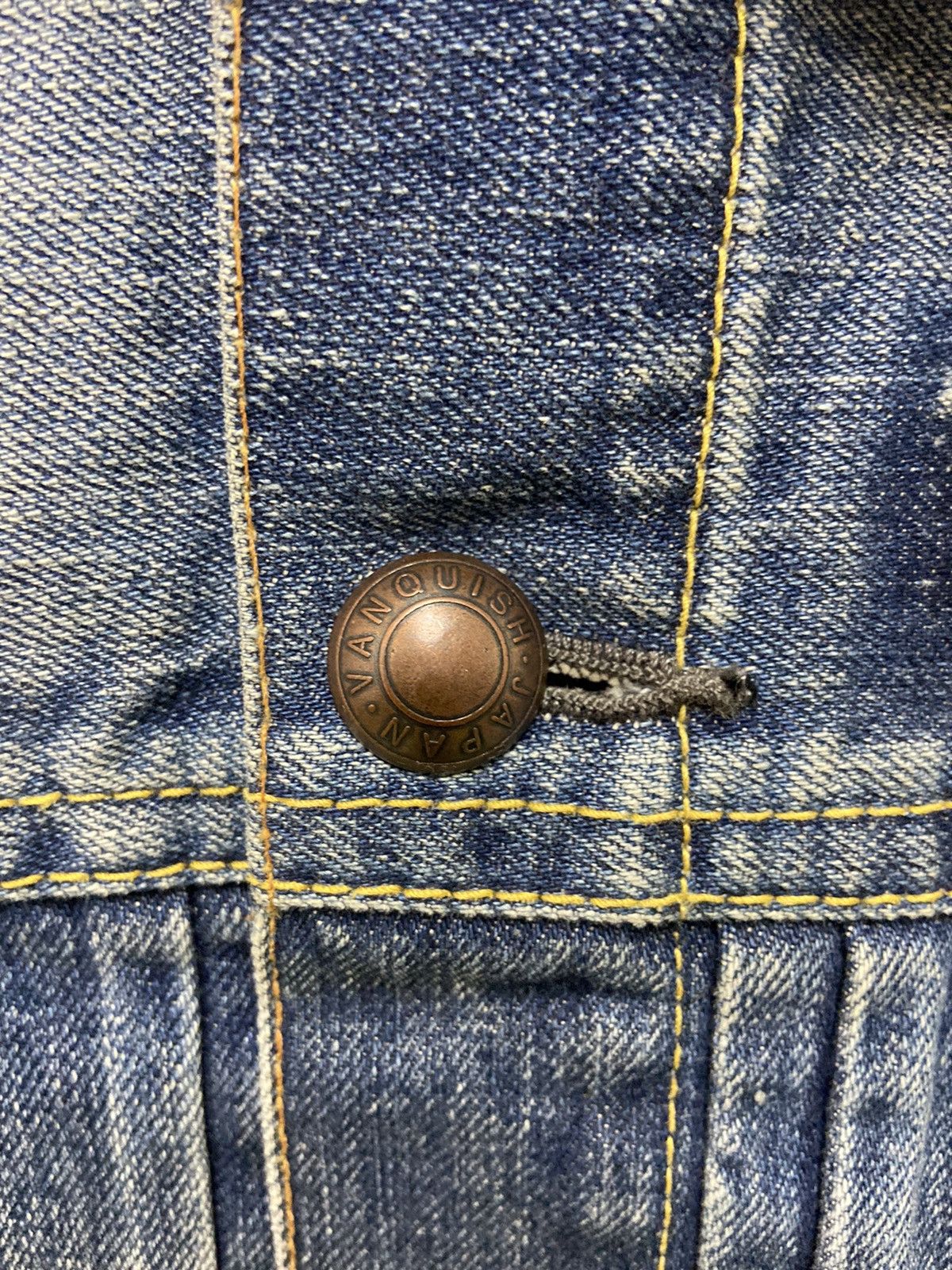 Japanese Brand × Vanquish Vintage 90's Vanquish Punk Trucker Denim Jacket Made Japan Size US M / EU 48-50 / 2 - 9 Thumbnail
