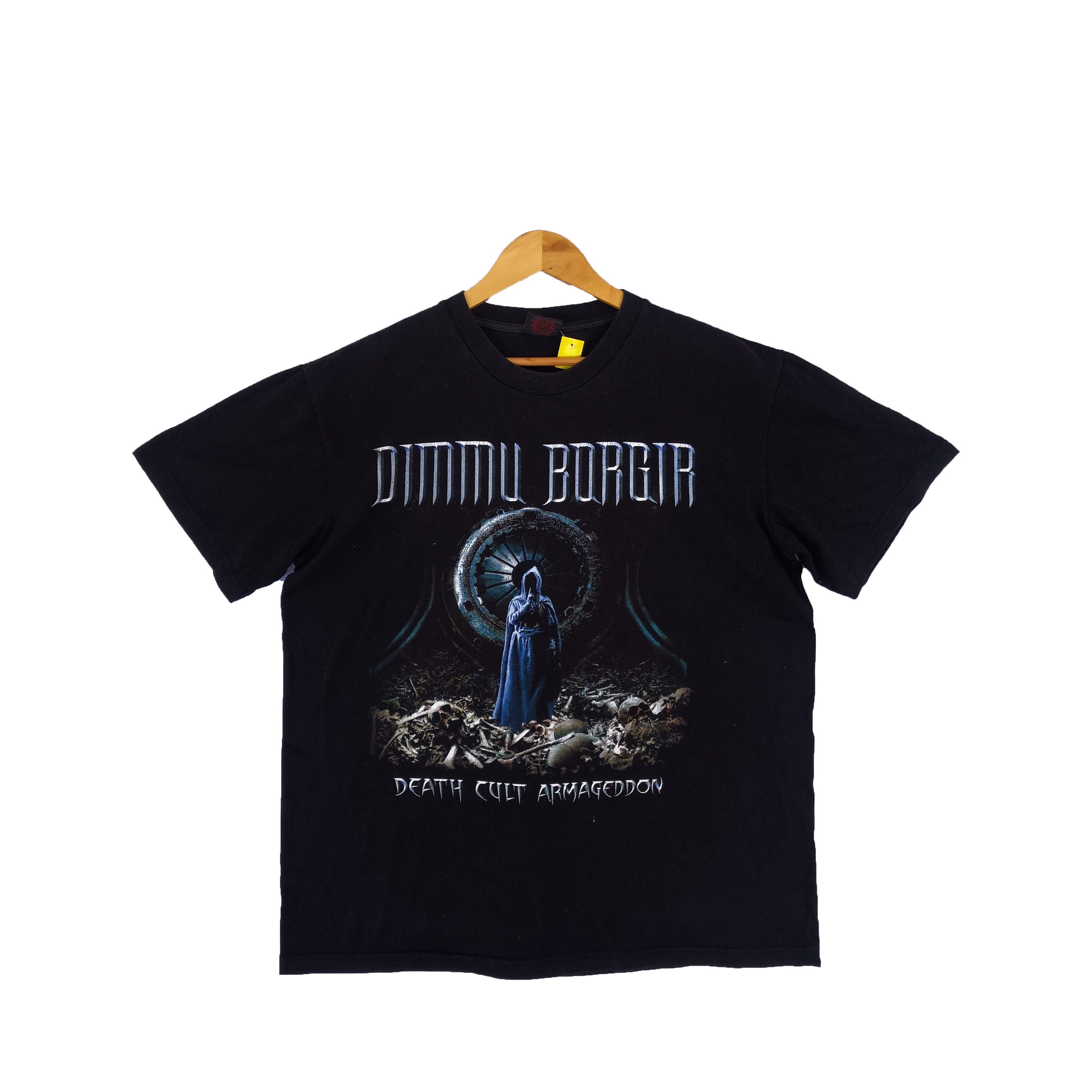 Vintage Dimmu Borgir T Shirt Death Cult Armageddon Band Tee