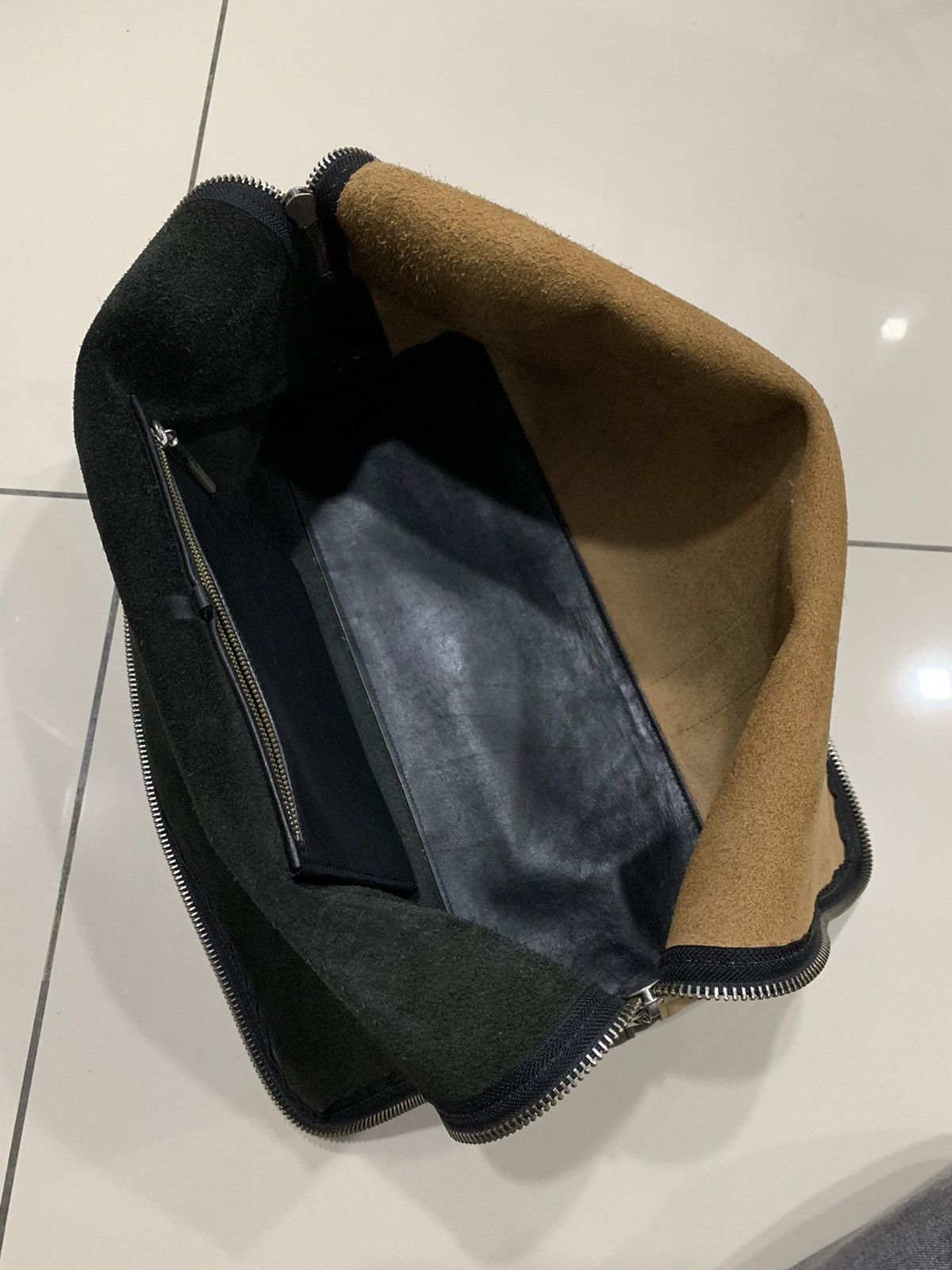 3.1 Phillip Lim BEIGE BLACK 3.1 HOUR BAG FULL LEATHER RARE Size ONE SIZE - 6 Thumbnail