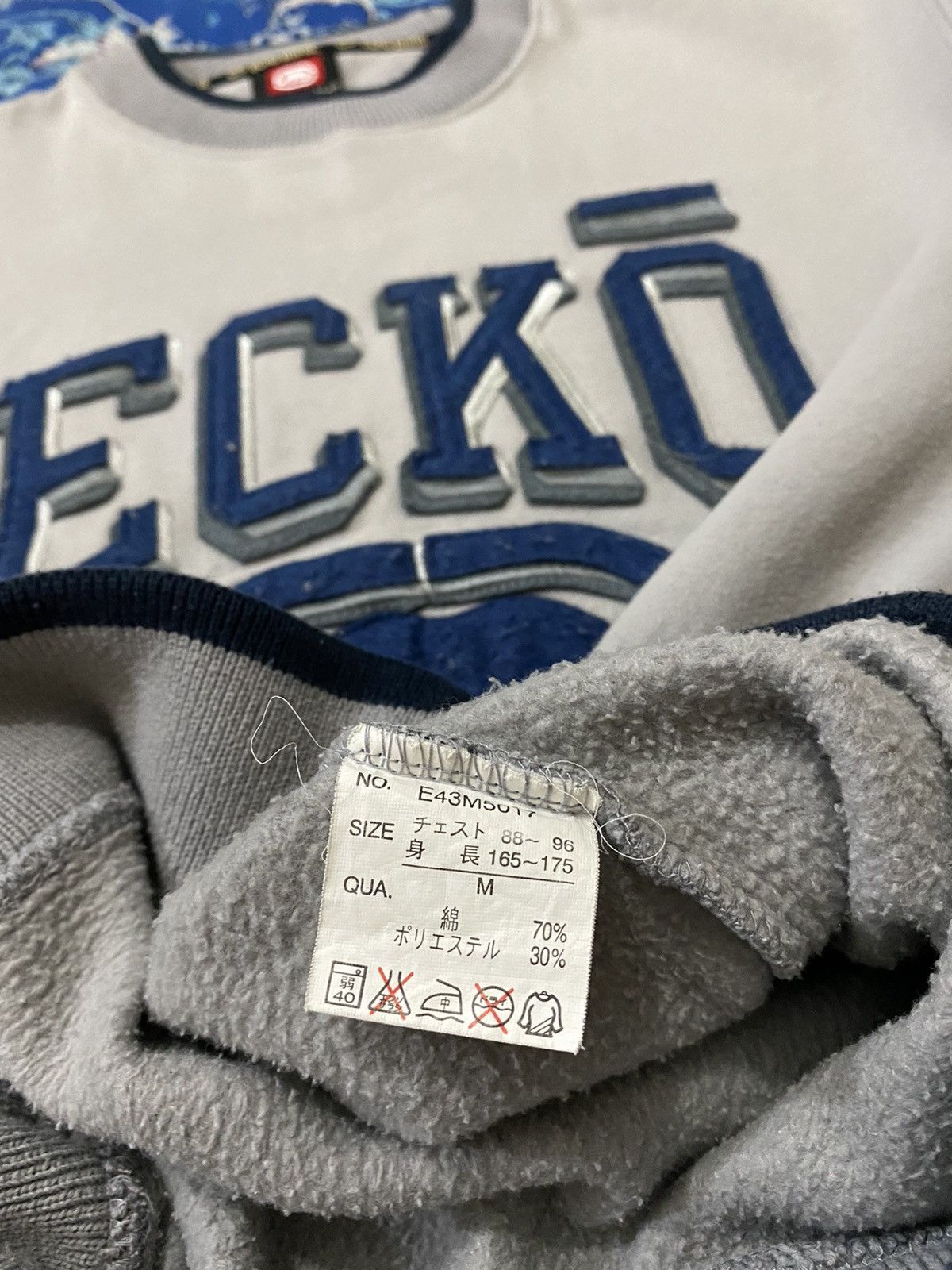 Ecko Unltd. × Vintage Ecko Unlimited Patch Logo Embroidery Crewneck Sweatshirt Size US M / EU 48-50 / 2 - 5 Thumbnail
