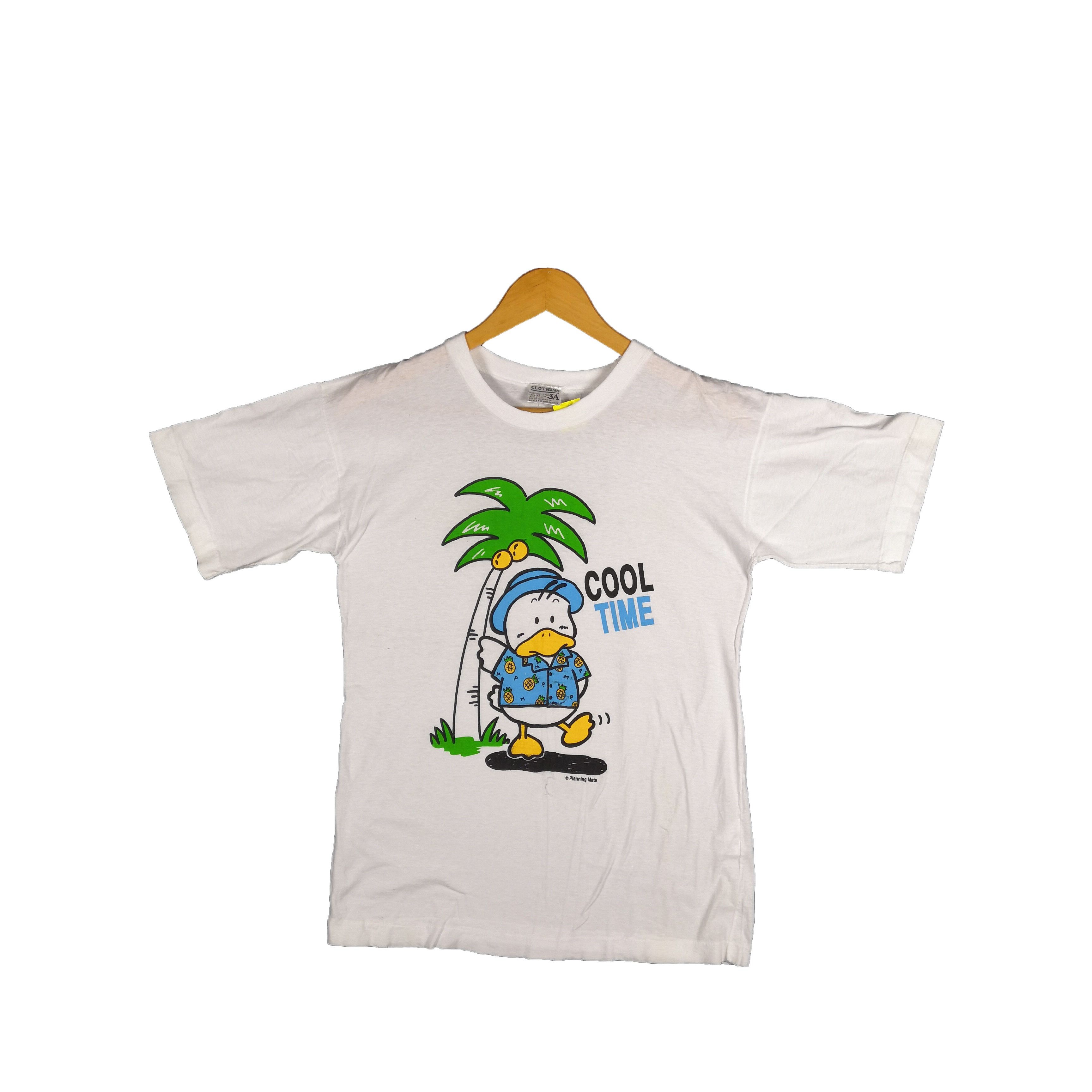 Vintage Sanrio Pekkle T-Shirt Duck Cool Time Japanese Tees