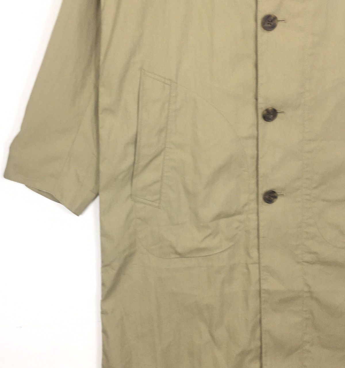 Designer × Japanese Brand × Uniqlo Uniqlo Japanese Brand Designer Long Coat Jacket Size US L / EU 52-54 / 3 - 3 Thumbnail