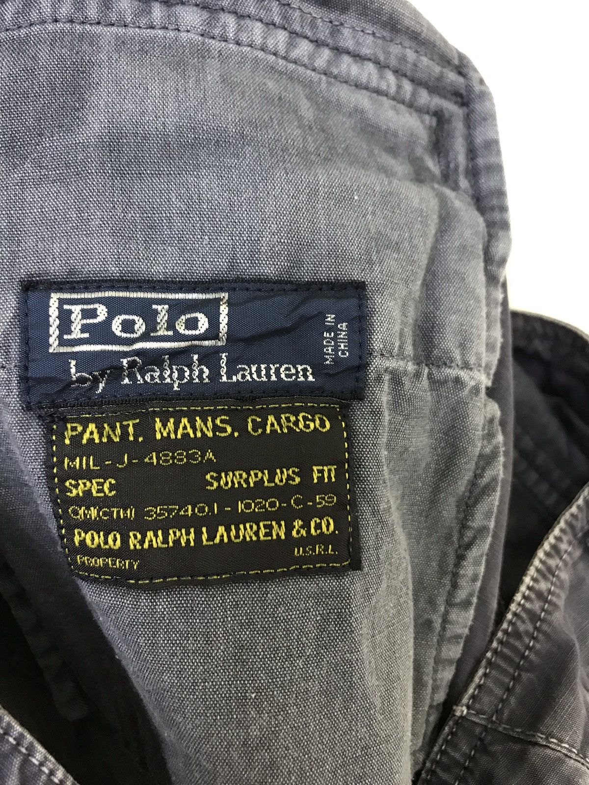 Polo Ralph Lauren 🐎Polo RL Cargo Military Tactical Pant Faded Colour Regular Size US 31 - 12 Thumbnail