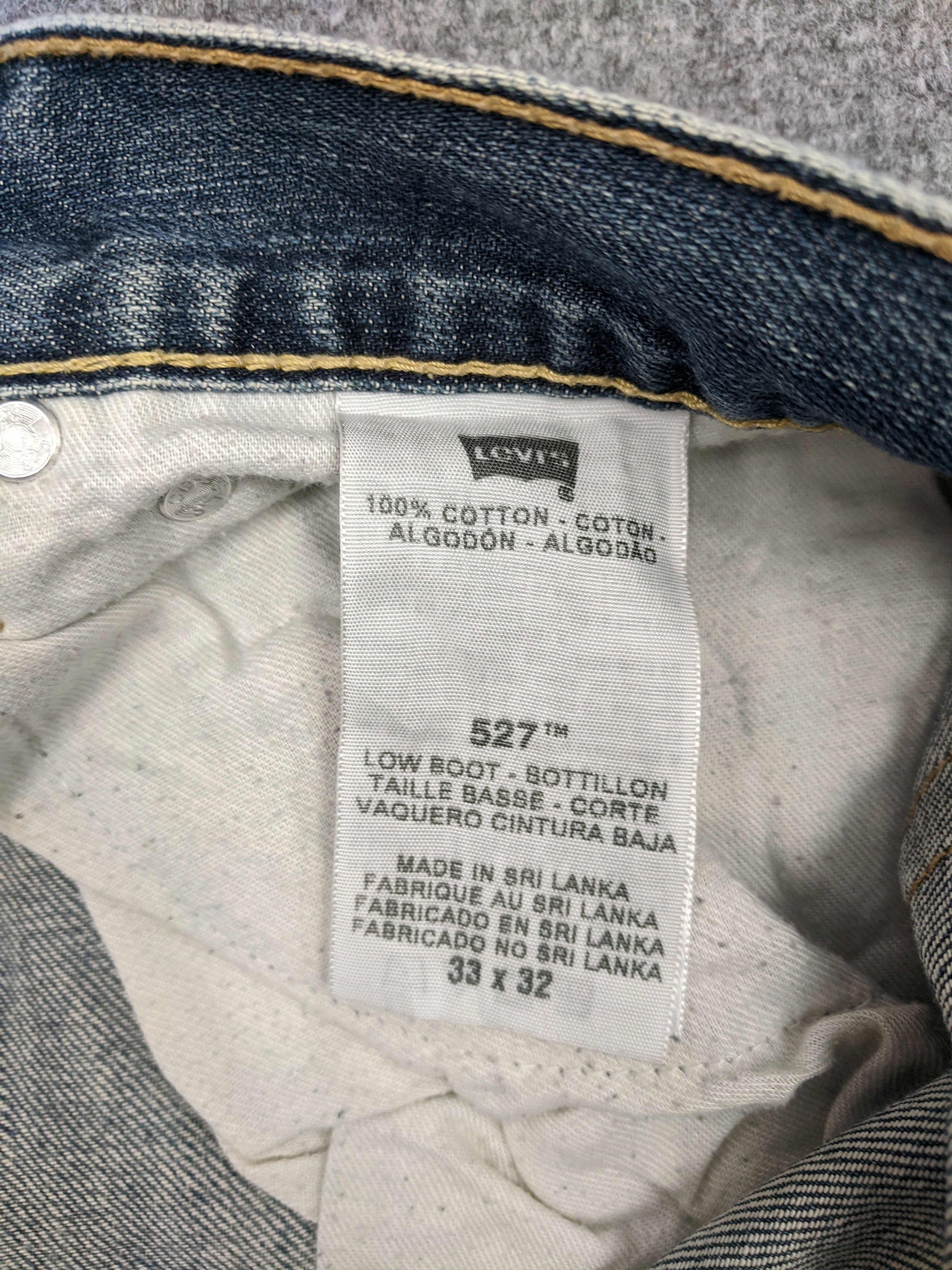 Levi's Vintage Levis 527 Flared Bootcut Jeans DP0618 Size US 34 / EU 50 - 15 Thumbnail