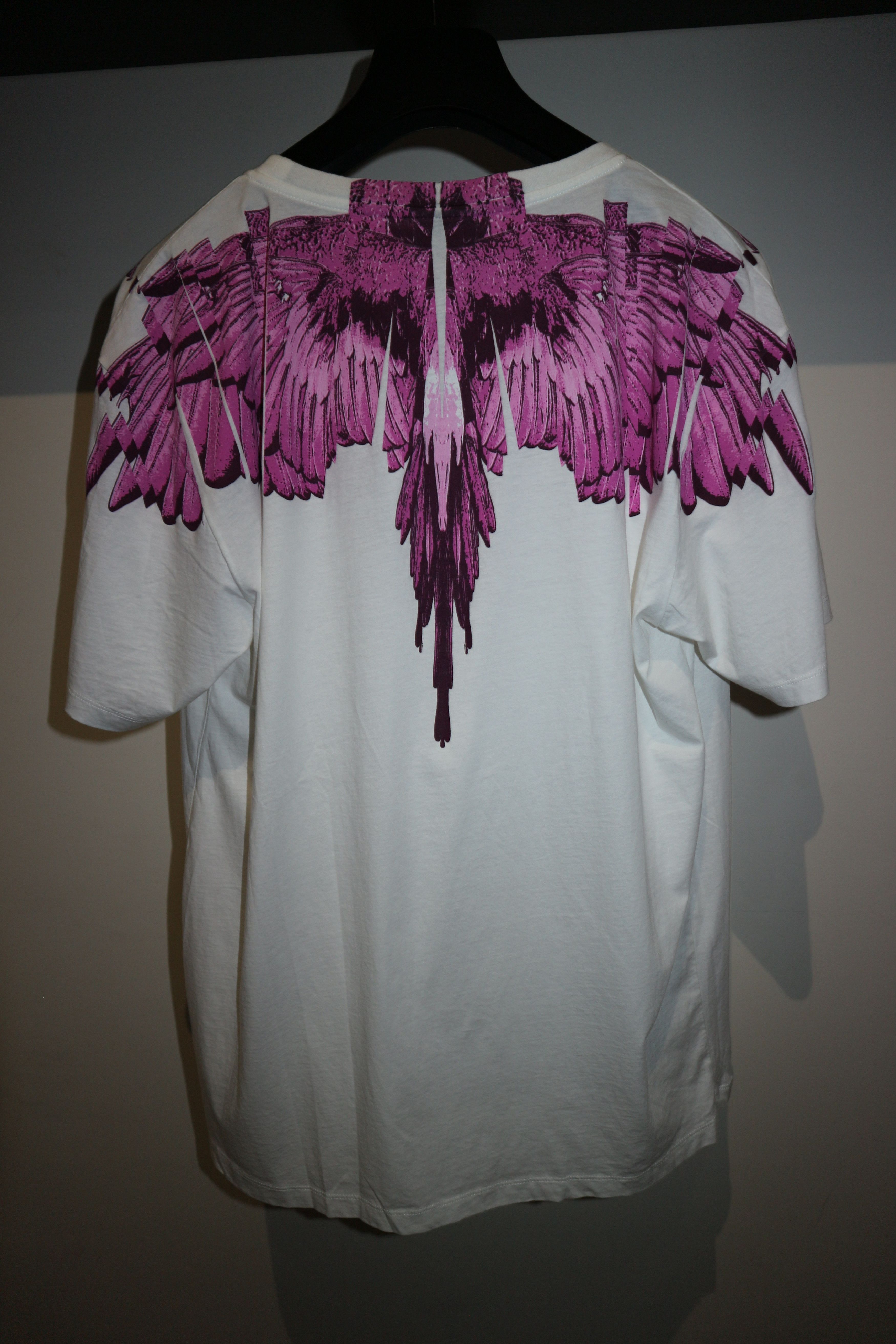 Marcelo Burlon Pink alas print t-shirt Size US S / EU 44-46 / 1 - 8 Thumbnail