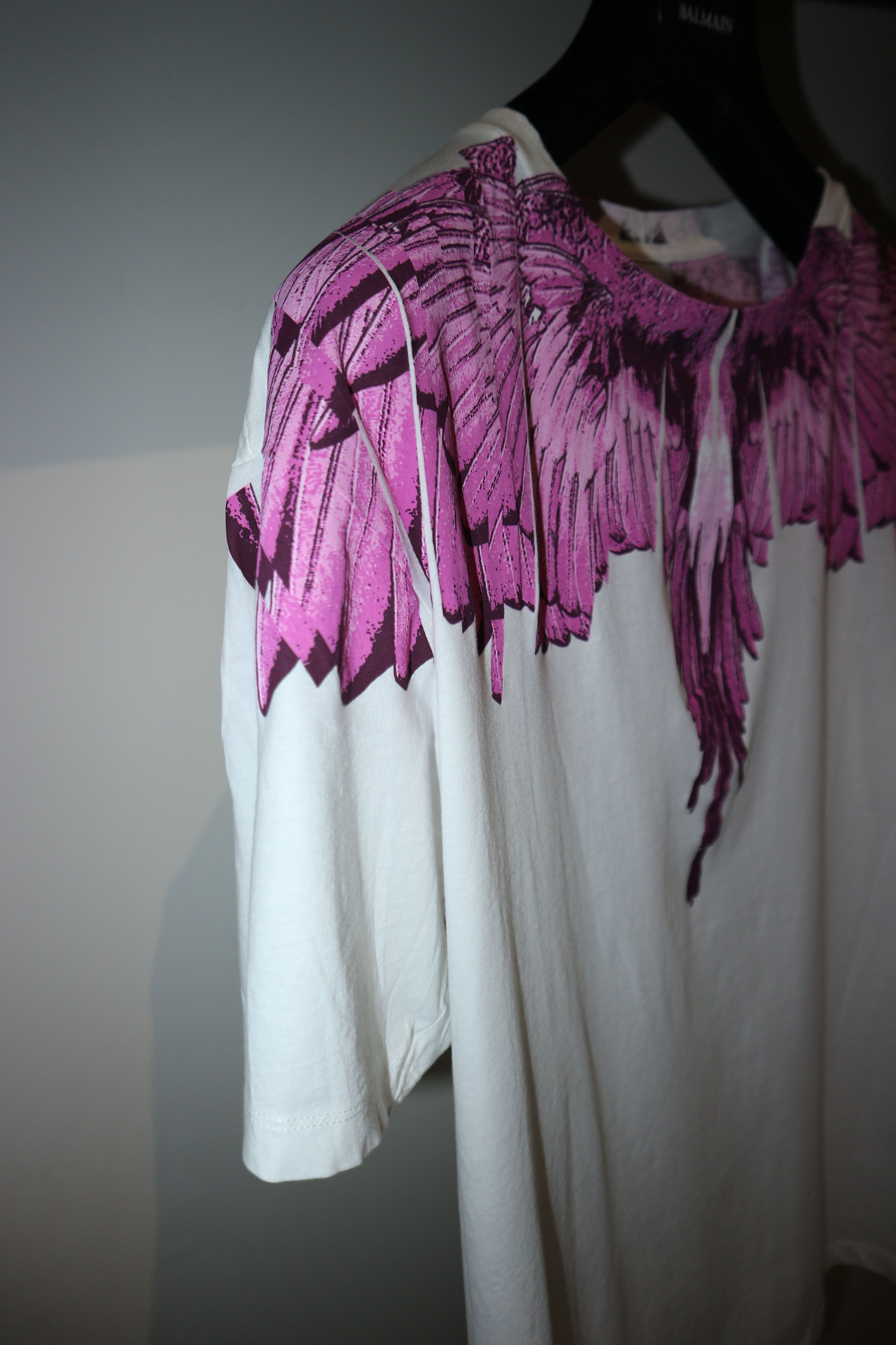 Marcelo Burlon Pink alas print t-shirt Size US S / EU 44-46 / 1 - 4 Thumbnail