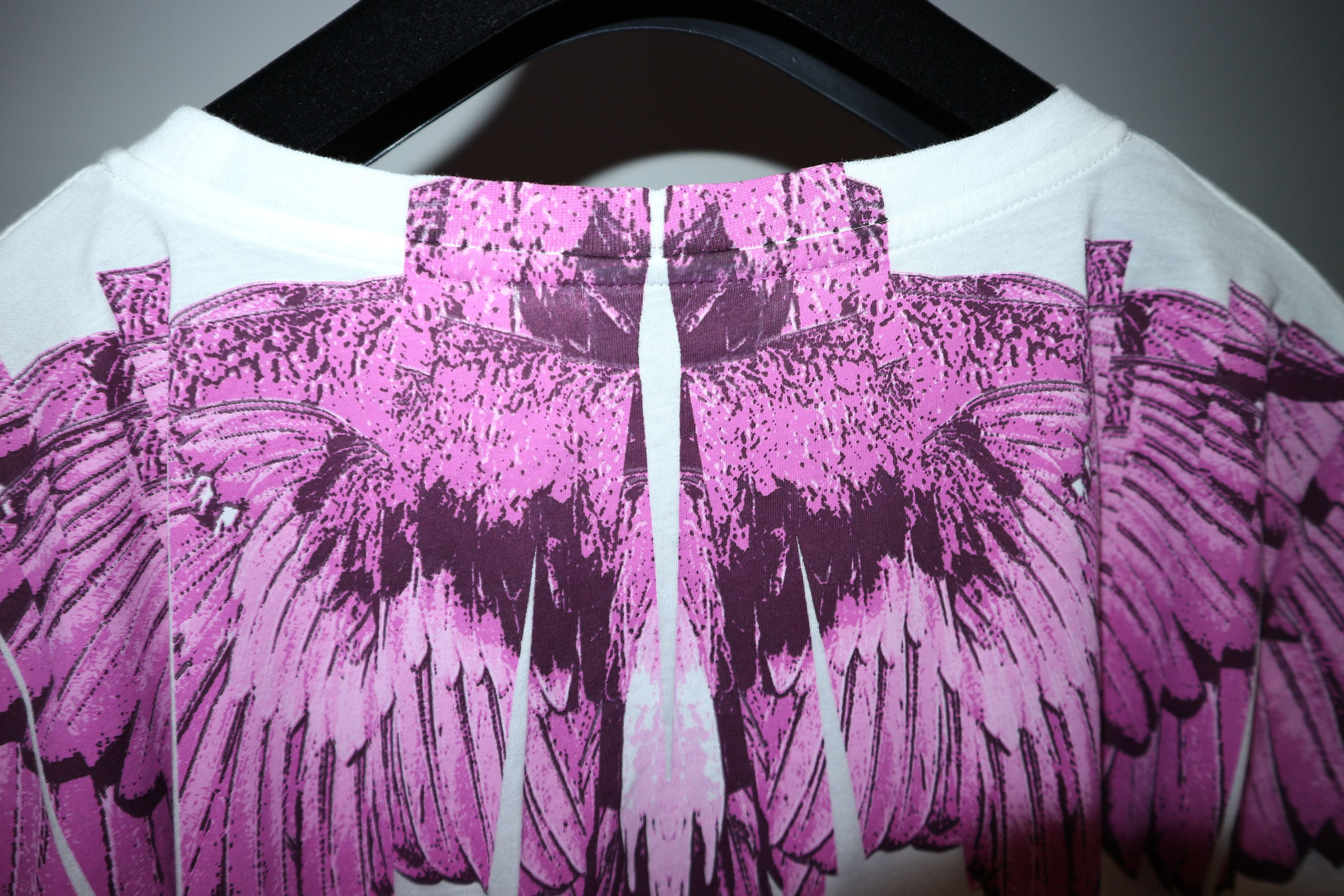 Marcelo Burlon Pink alas print t-shirt Size US S / EU 44-46 / 1 - 7 Thumbnail