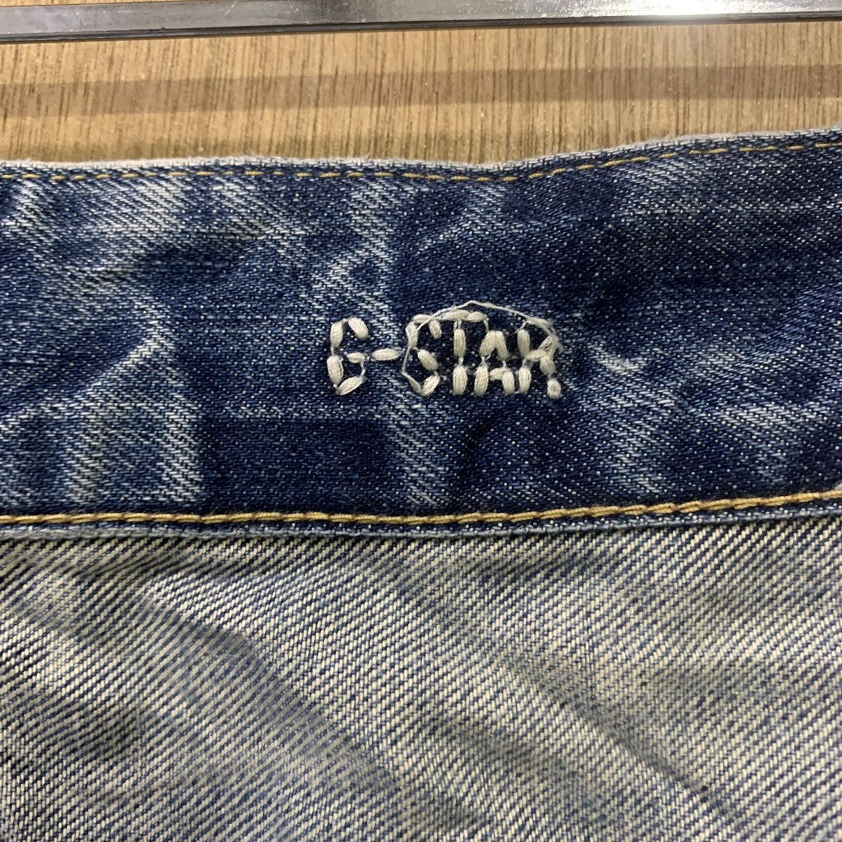 G-Star G STAR RAW Vintage Denim 3D Arc Slim Cleg Rider Biker Jeans Size US 33 - 20 Thumbnail