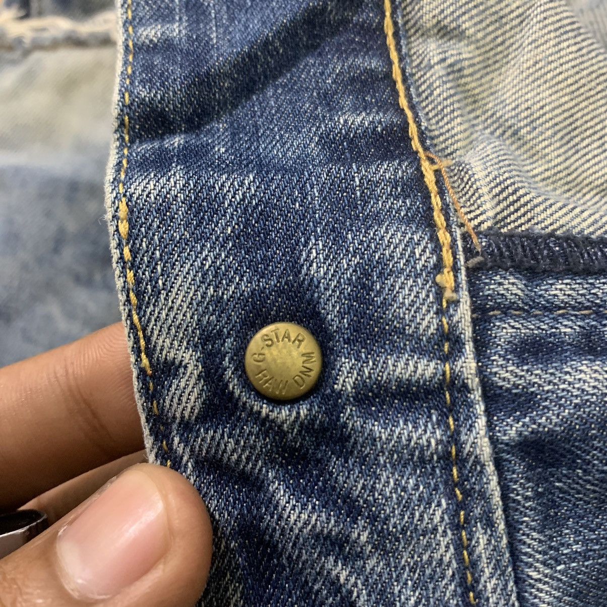 G-Star G STAR RAW Vintage Denim 3D Arc Slim Cleg Rider Biker Jeans Size US 33 - 21 Thumbnail
