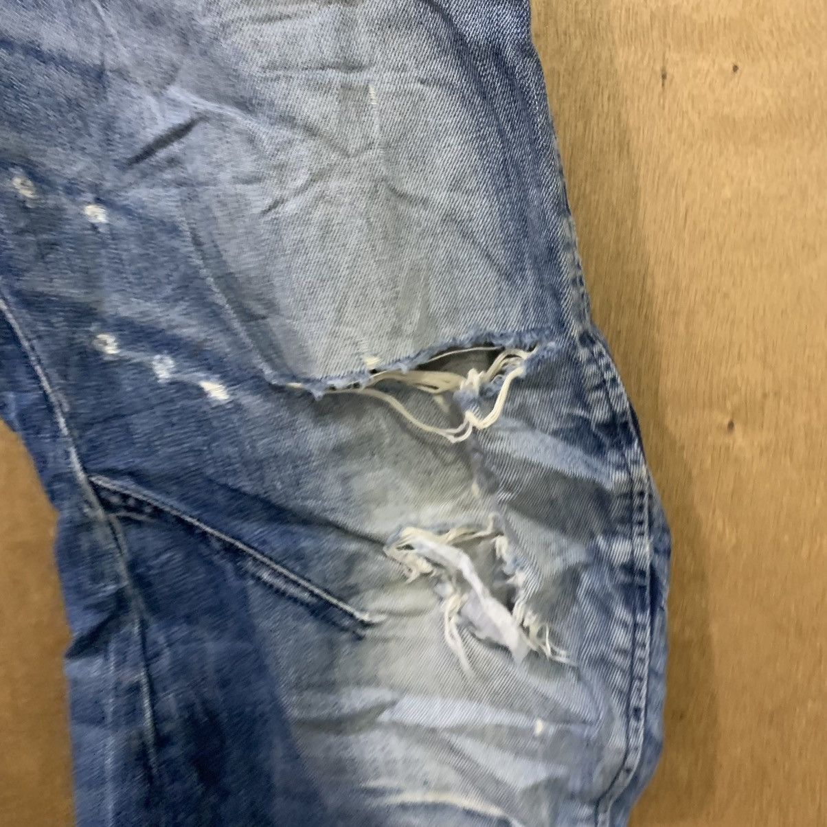 G-Star G STAR RAW Vintage Denim 3D Arc Slim Cleg Rider Biker Jeans Size US 33 - 8 Thumbnail