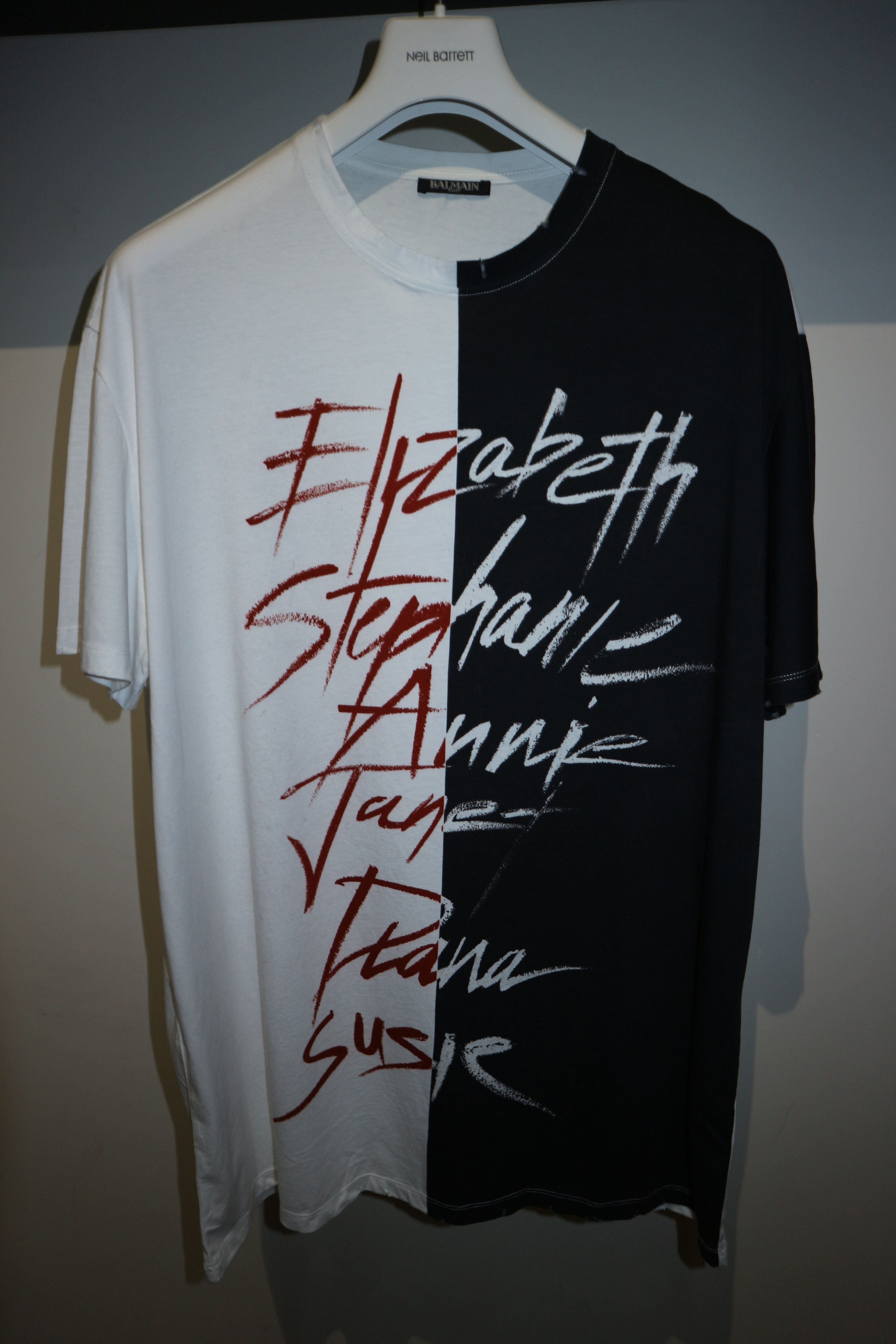 Balmain Oversized print t-shirt Size US M / EU 48-50 / 2 - 1 Thumbnail