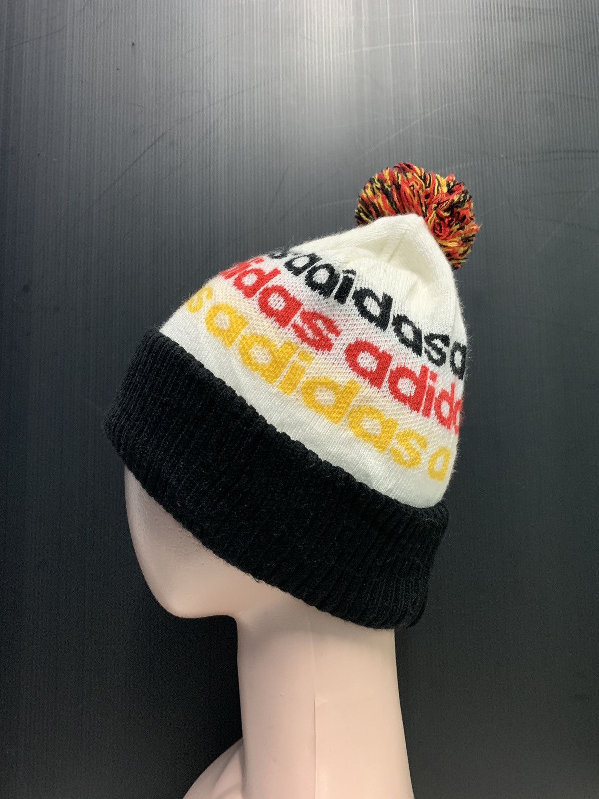Adidas × Japanese Brand Vintage 90s Adidas Descente Beanie Cap Size ONE SIZE - 2 Thumbnail