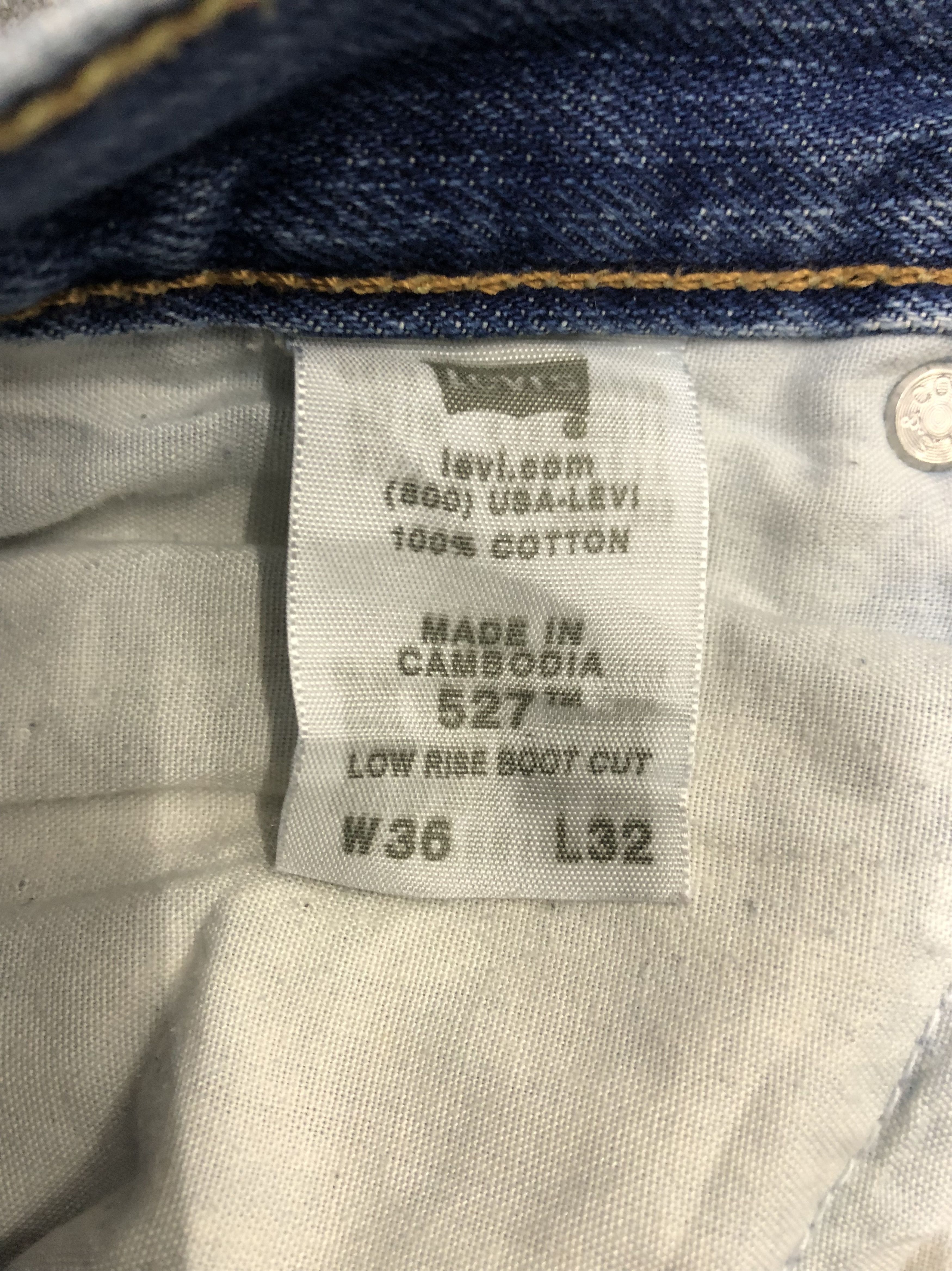 Levi's Vintage Levis 527 Flared Bootcut Denim DP1100 Size US 37 - 13 Thumbnail