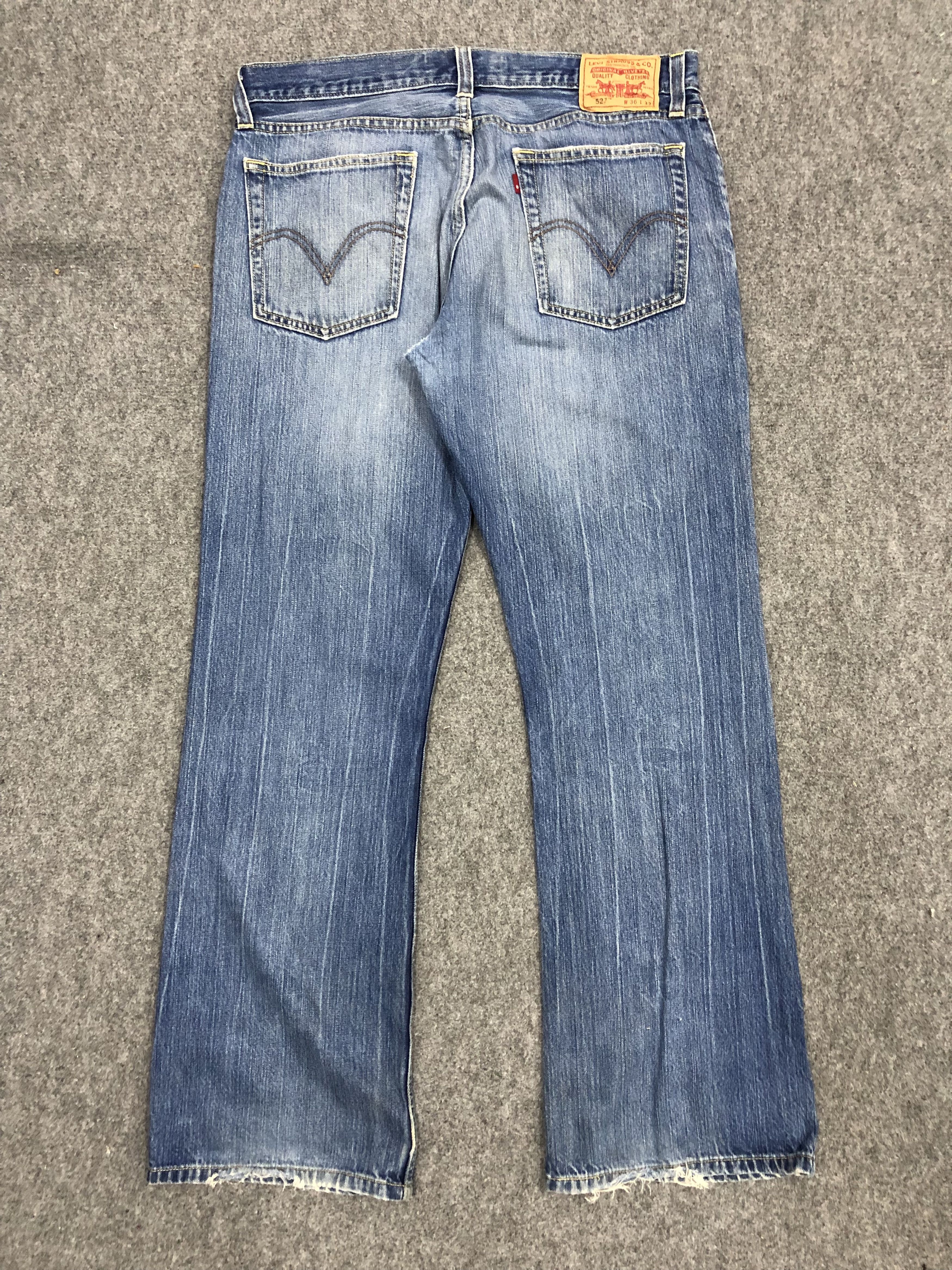 Levi's Vintage Levis 527 Flared Bootcut Denim DP1100 Size US 37 - 3 Thumbnail