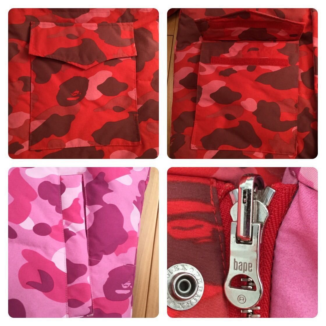Bape 🔥Reversible🔥 Down jacket pink camo BAPE ape Size US XL / EU 56 / 4 - 7 Thumbnail