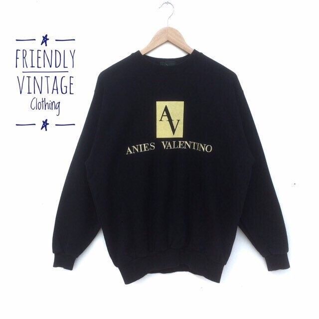 Vintage VALENTINO Anies Big Valentino Sweatshirt crewneck jumper Size US M / EU 48-50 / 2 - 2 Preview