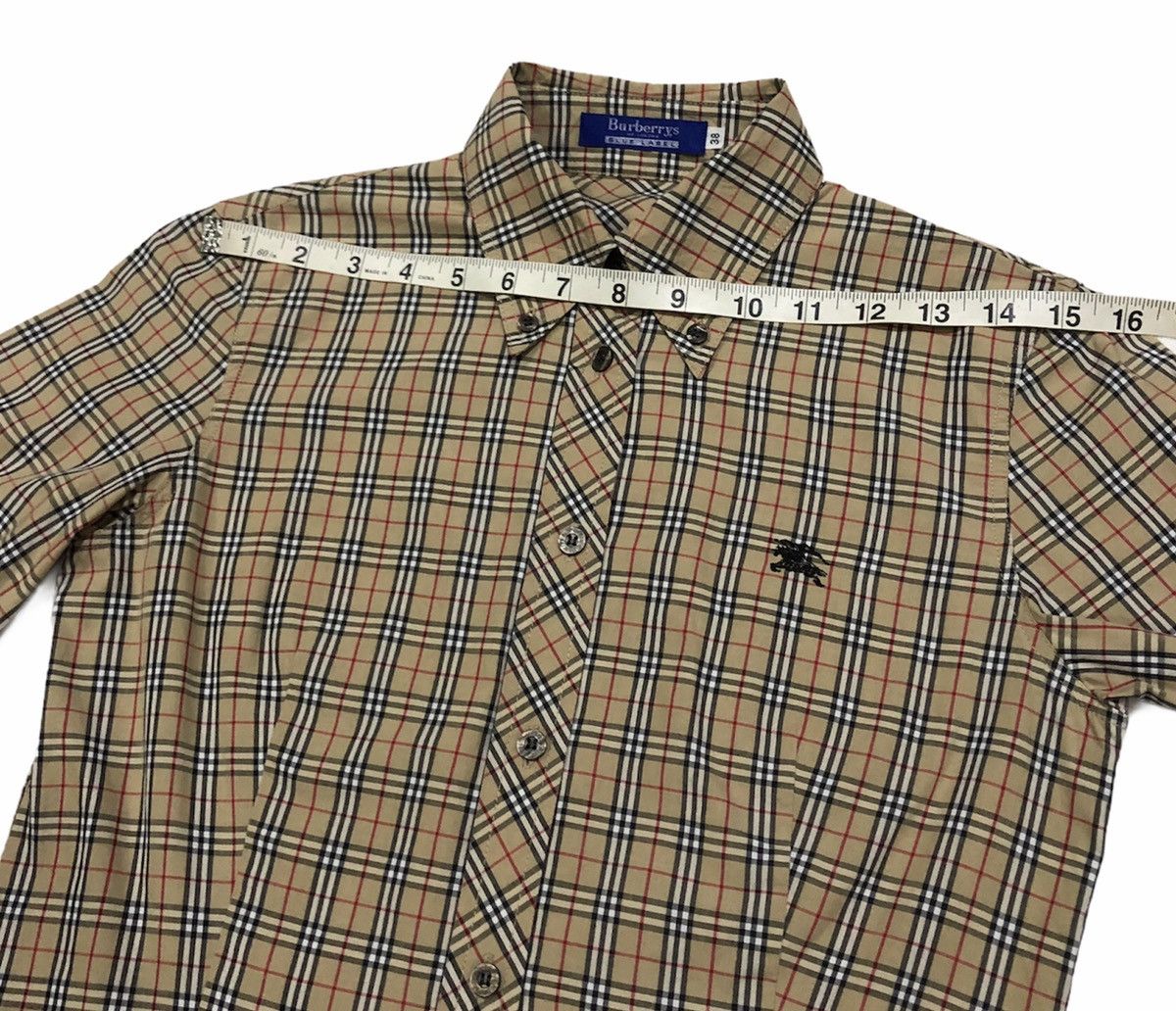 Burberry Vtg Burberrys Blue Label Novacheck Long Sleeve Shirt Women Size S / US 4 / IT 40 - 16 Thumbnail