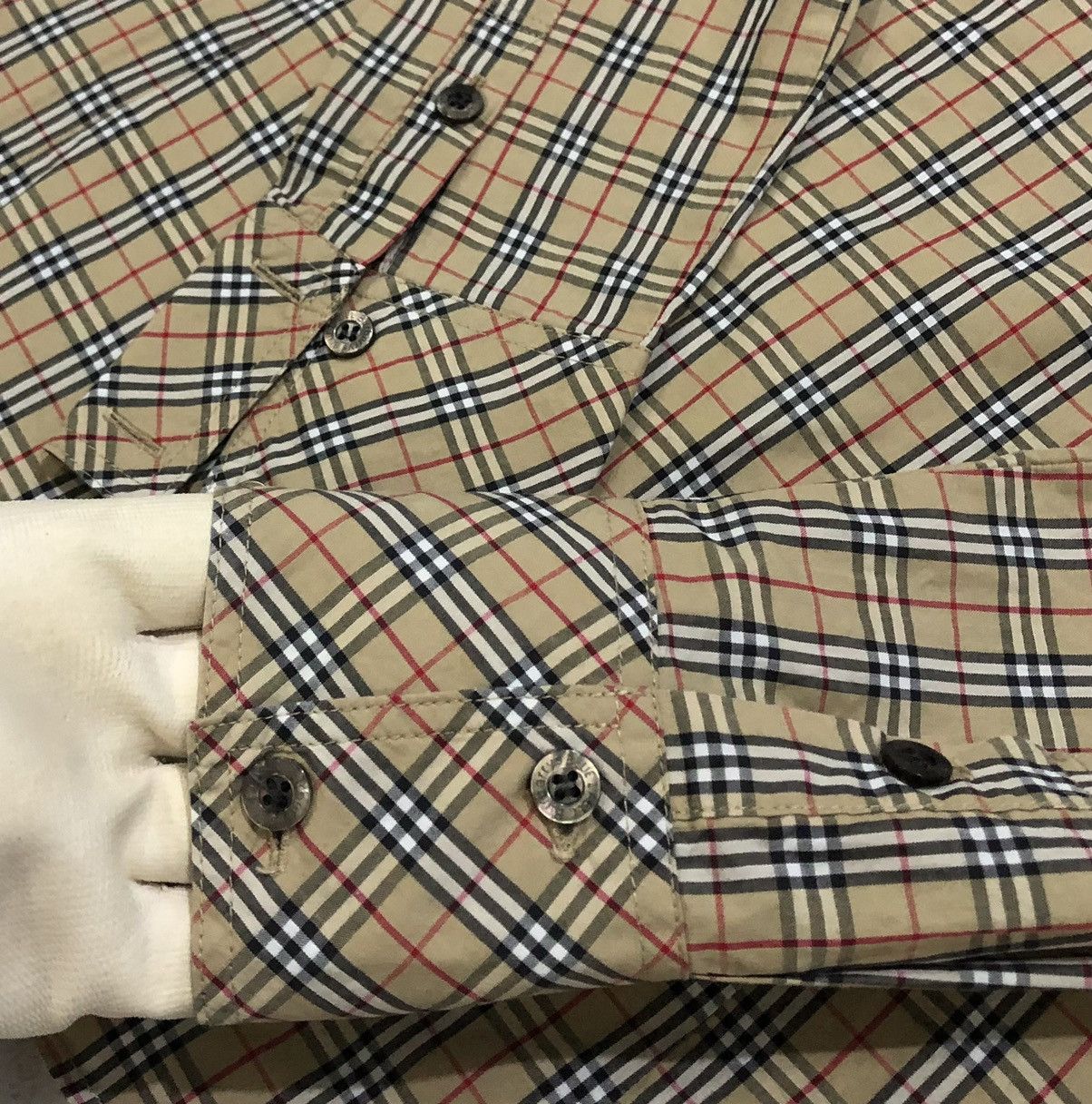 Burberry Vtg Burberrys Blue Label Novacheck Long Sleeve Shirt Women Size S / US 4 / IT 40 - 10 Thumbnail