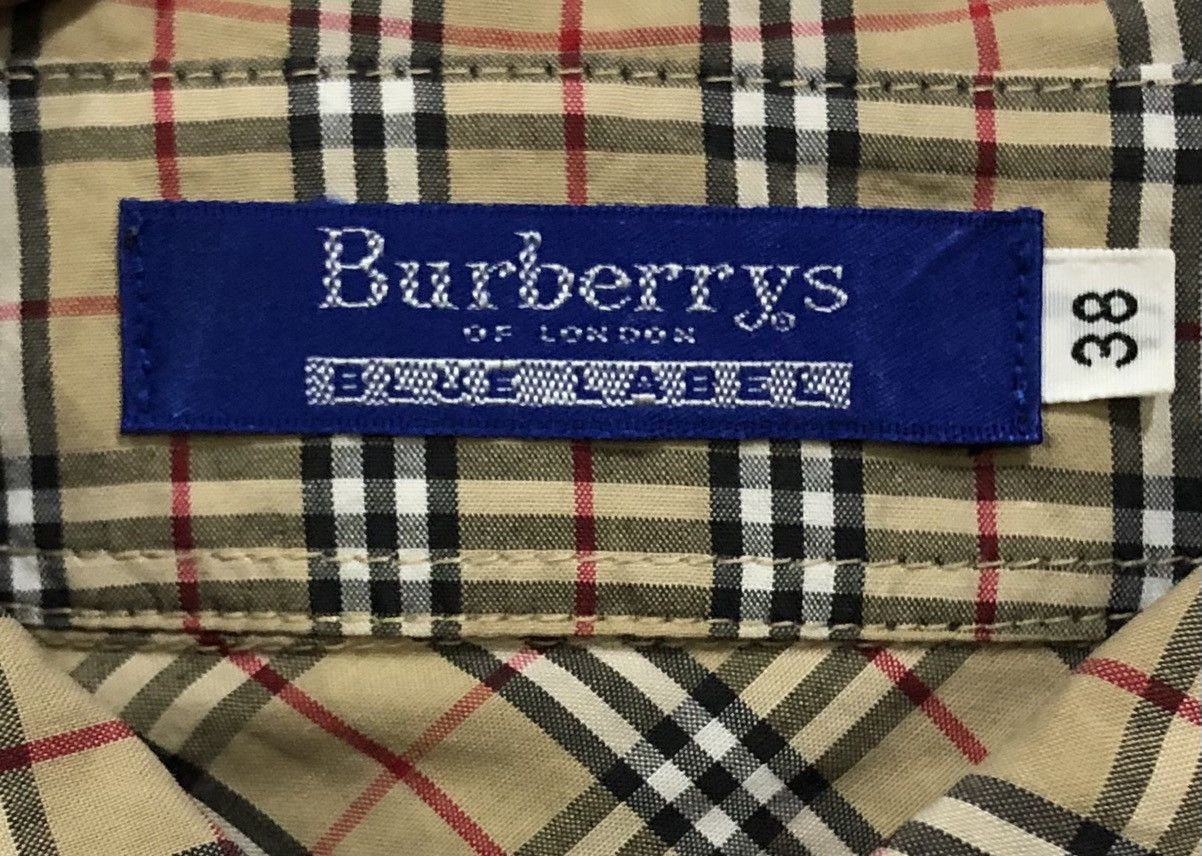 Burberry Vtg Burberrys Blue Label Novacheck Long Sleeve Shirt Women Size S / US 4 / IT 40 - 19 Thumbnail