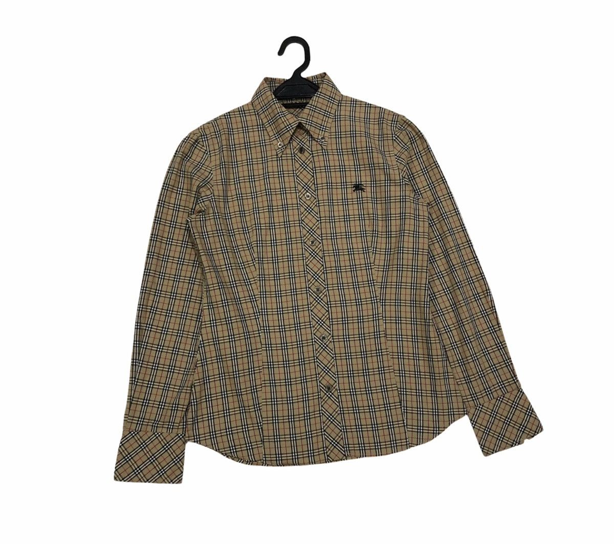 Burberry Vtg Burberrys Blue Label Novacheck Long Sleeve Shirt Women Size S / US 4 / IT 40 - 1 Thumbnail