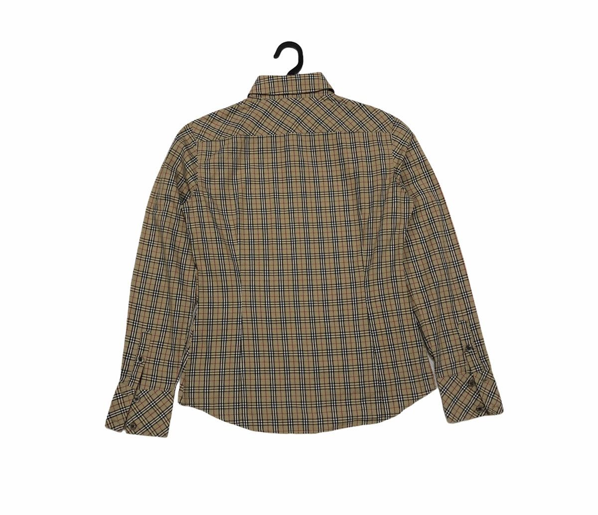Burberry Vtg Burberrys Blue Label Novacheck Long Sleeve Shirt Women Size S / US 4 / IT 40 - 3 Thumbnail