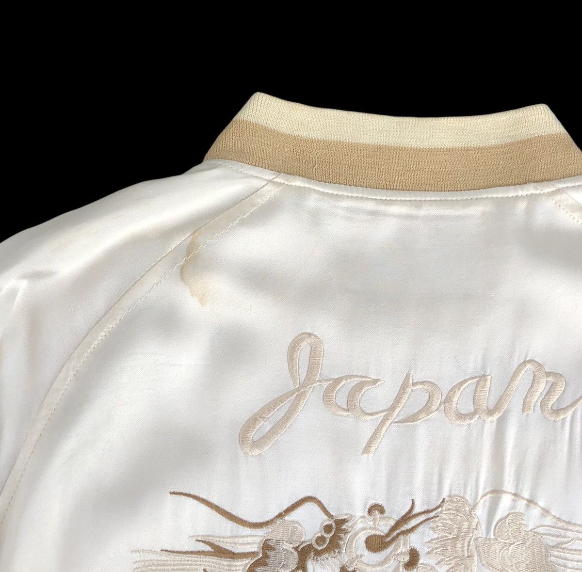 Japanese Brand Japanese Brand Houston Sukajan Eagle Dragon Cream Jacket Size US M / EU 48-50 / 2 - 7 Thumbnail