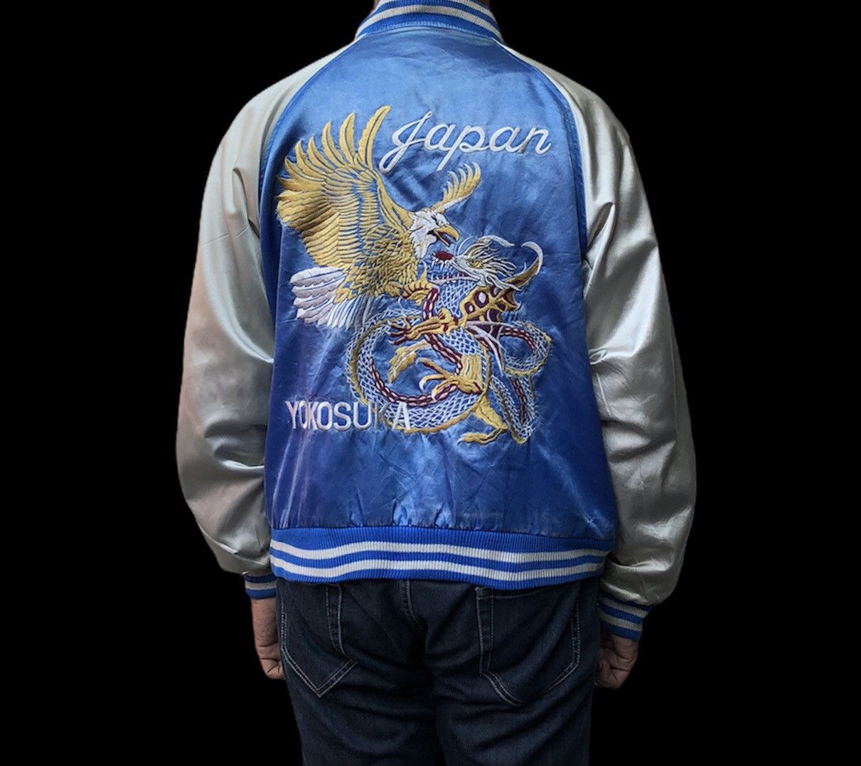 Backbone Japan Yokosuka Embroidery Souvenir Sukajan Jacket Size US L / EU 52-54 / 3 - 1 Thumbnail