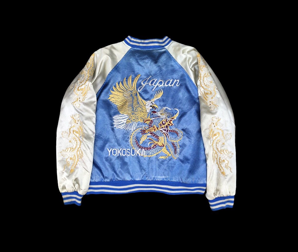 Backbone Japan Yokosuka Embroidery Souvenir Sukajan Jacket Size US L / EU 52-54 / 3 - 3 Thumbnail