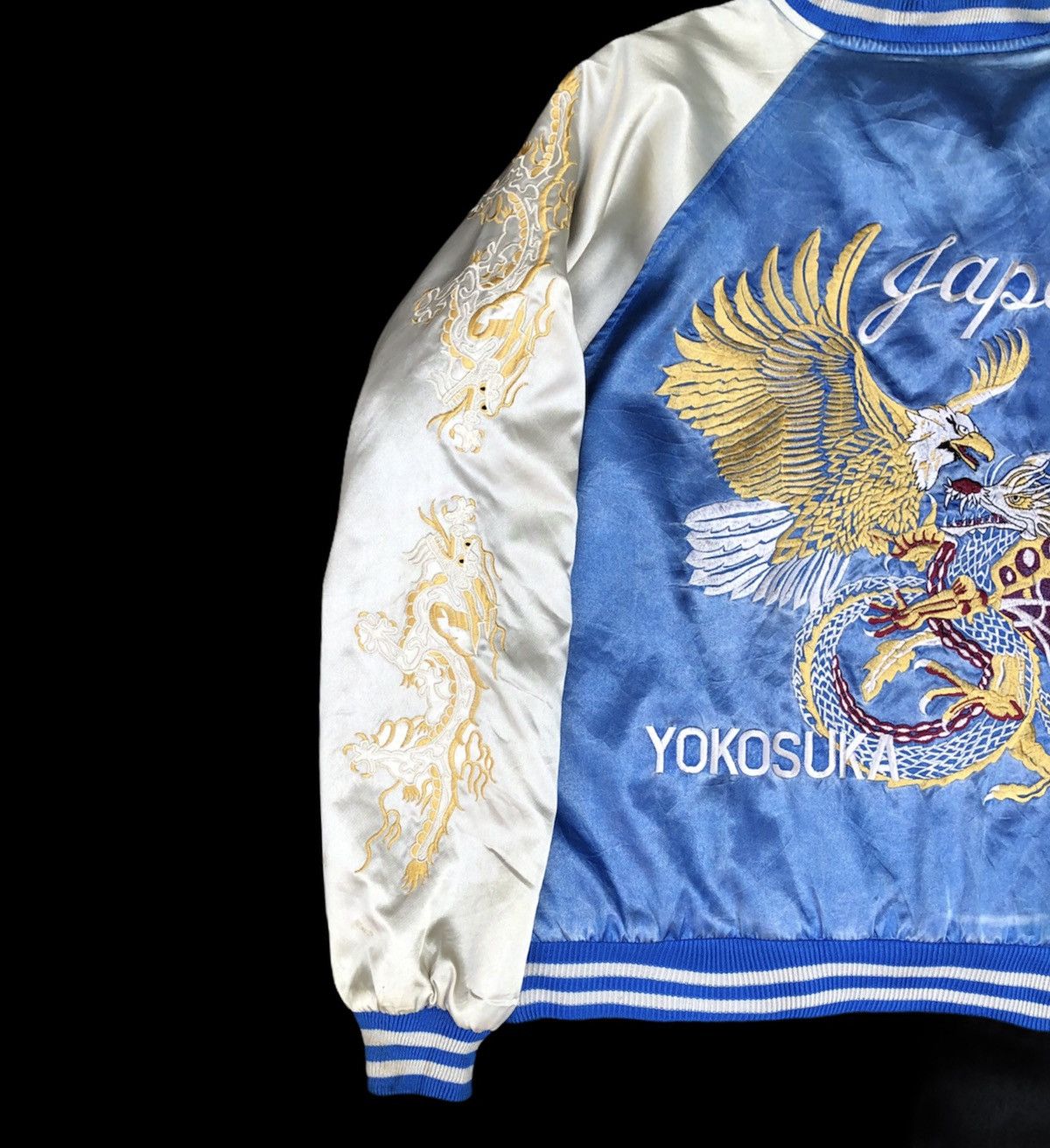 Backbone Japan Yokosuka Embroidery Souvenir Sukajan Jacket Size US L / EU 52-54 / 3 - 5 Thumbnail
