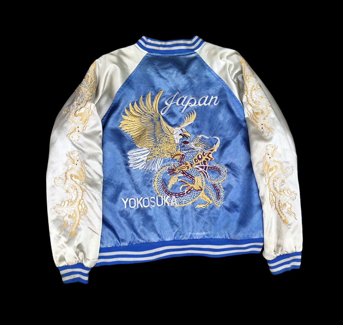 Backbone Japan Yokosuka Embroidery Souvenir Sukajan Jacket Size US L / EU 52-54 / 3 - 2 Thumbnail