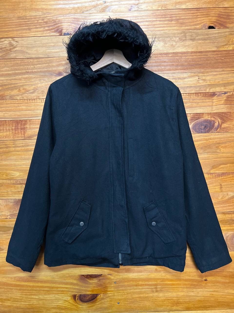 STYLE 🔥WOOL HOODIE ZIP UP JACKET