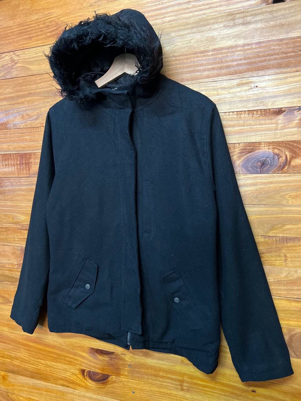 Japanese Brand STYLE 🔥WOOL HOODIE ZIP UP JACKET Size US L / EU 52-54 / 3 - 3 Thumbnail