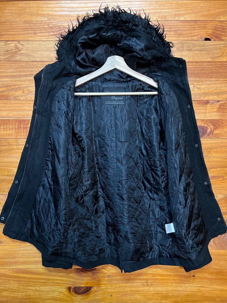 Japanese Brand STYLE 🔥WOOL HOODIE ZIP UP JACKET Size US L / EU 52-54 / 3 - 5 Thumbnail