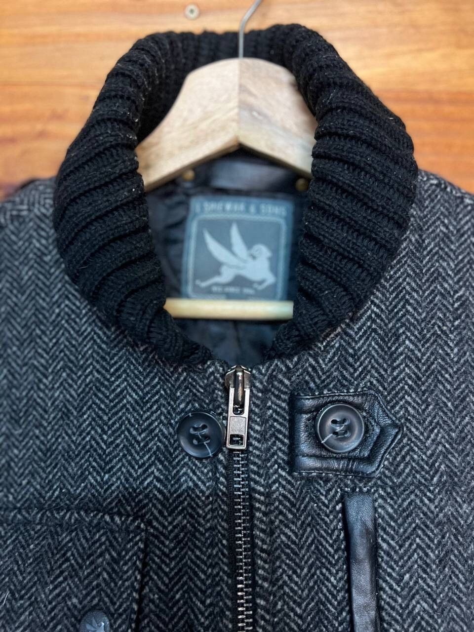 I. Spiewak And Sons I SPIEWAK & SONS WOOL THINSULATE INSULATION ZIP UP JACKET Size US S / EU 44-46 / 1 - 7 Thumbnail