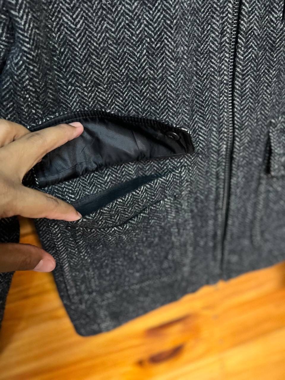 I. Spiewak And Sons I SPIEWAK & SONS WOOL THINSULATE INSULATION ZIP UP JACKET Size US S / EU 44-46 / 1 - 6 Thumbnail