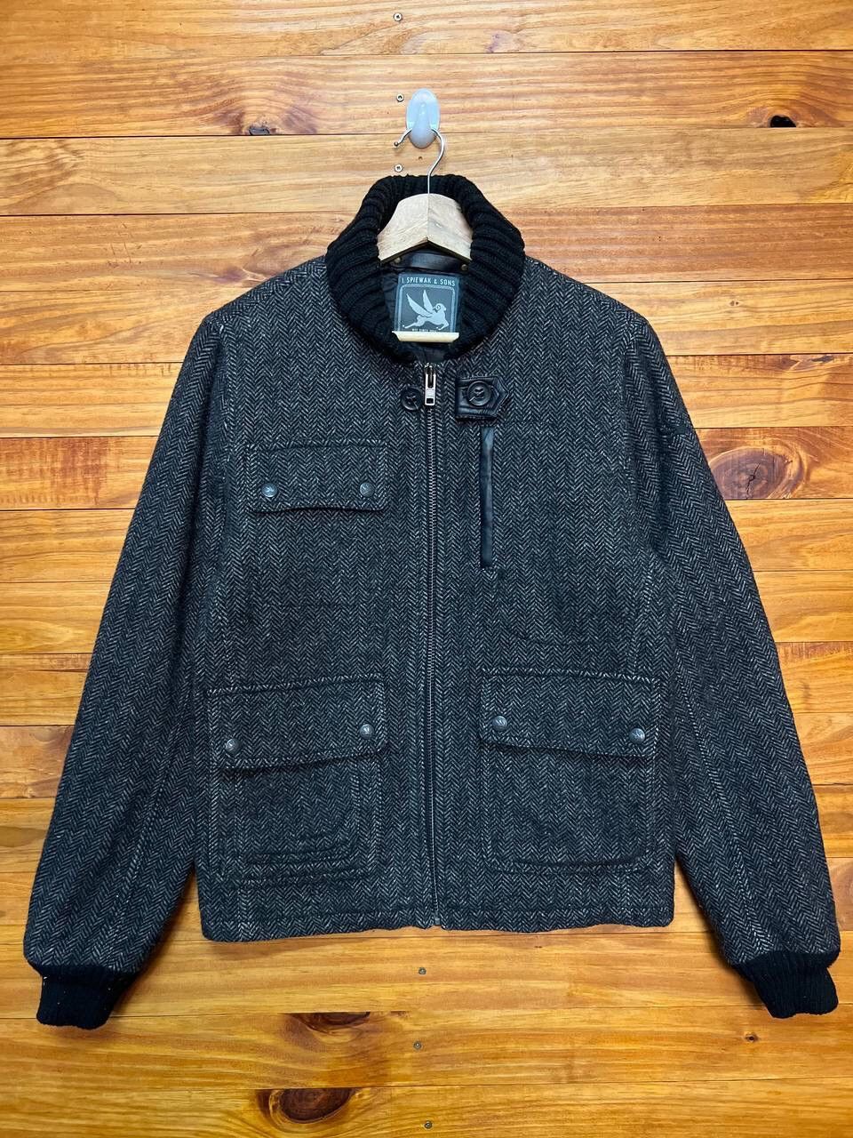 I. Spiewak And Sons I SPIEWAK & SONS WOOL THINSULATE INSULATION ZIP UP JACKET Size US S / EU 44-46 / 1 - 1 Thumbnail
