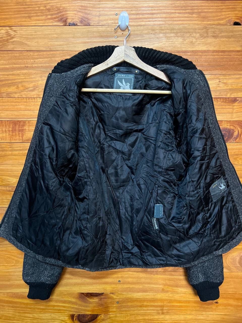 I. Spiewak And Sons I SPIEWAK & SONS WOOL THINSULATE INSULATION ZIP UP JACKET Size US S / EU 44-46 / 1 - 10 Thumbnail