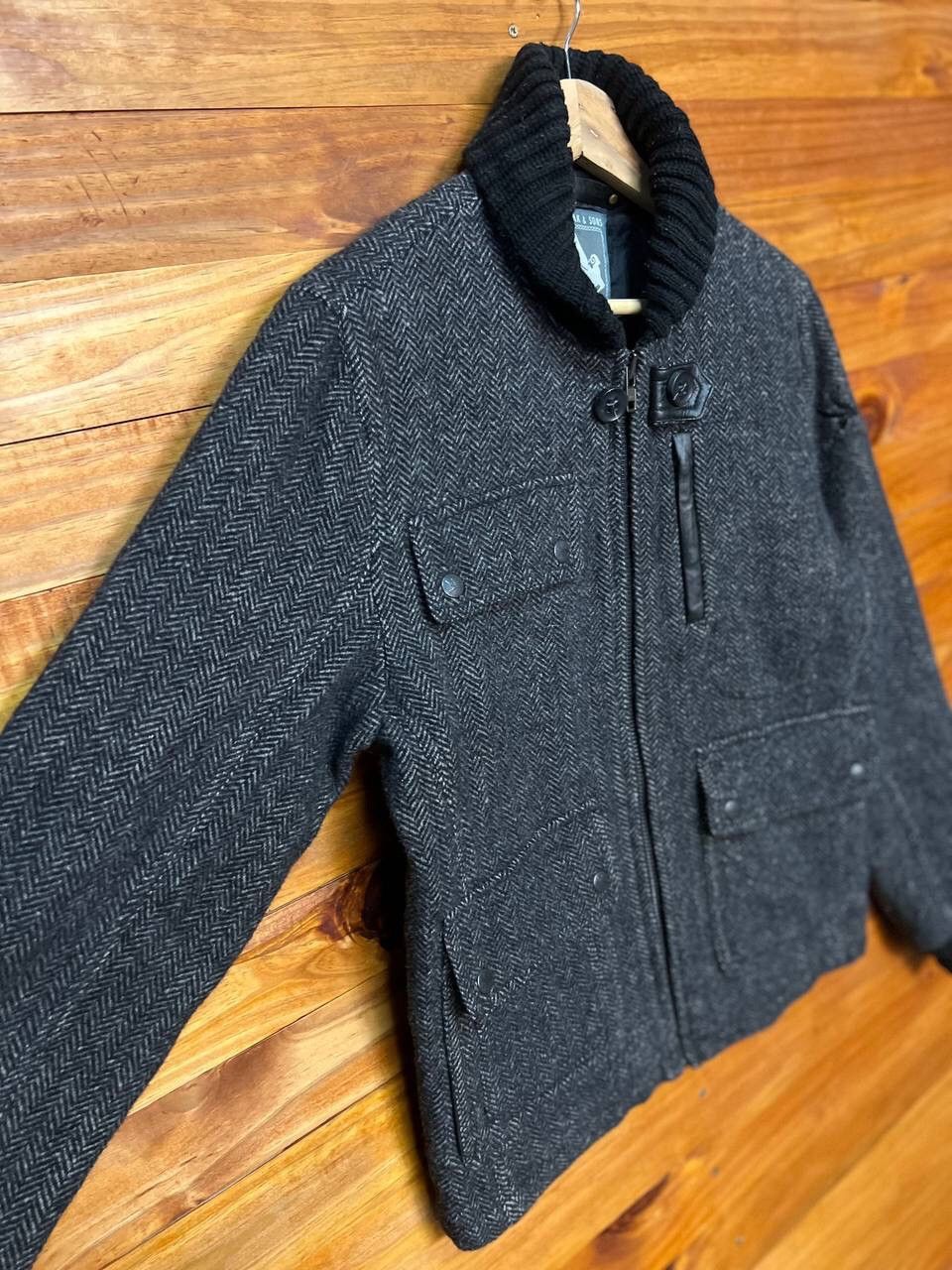 I. Spiewak And Sons I SPIEWAK & SONS WOOL THINSULATE INSULATION ZIP UP JACKET Size US S / EU 44-46 / 1 - 4 Thumbnail
