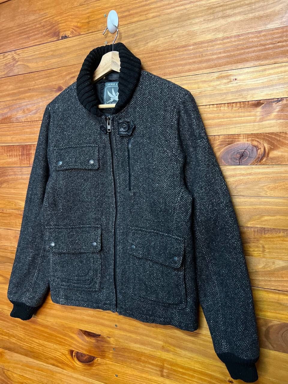 I. Spiewak And Sons I SPIEWAK & SONS WOOL THINSULATE INSULATION ZIP UP JACKET Size US S / EU 44-46 / 1 - 3 Thumbnail