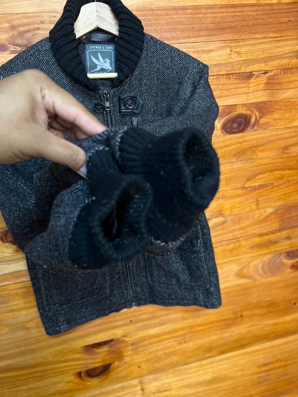 I. Spiewak And Sons I SPIEWAK & SONS WOOL THINSULATE INSULATION ZIP UP JACKET Size US S / EU 44-46 / 1 - 5 Thumbnail