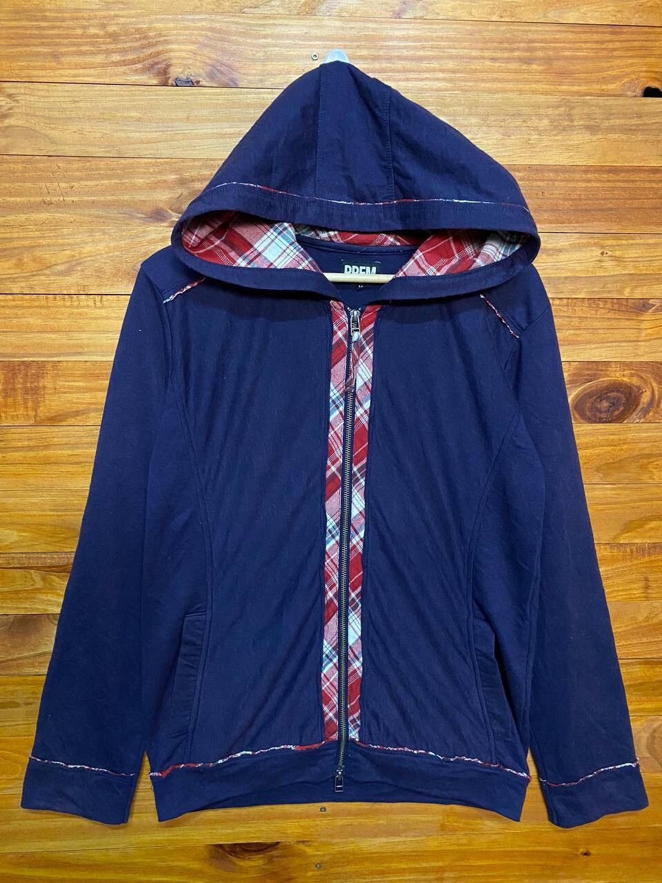 image of Ppfm Style Hoodie Jacket in Navy, Men's (Size Medium)
