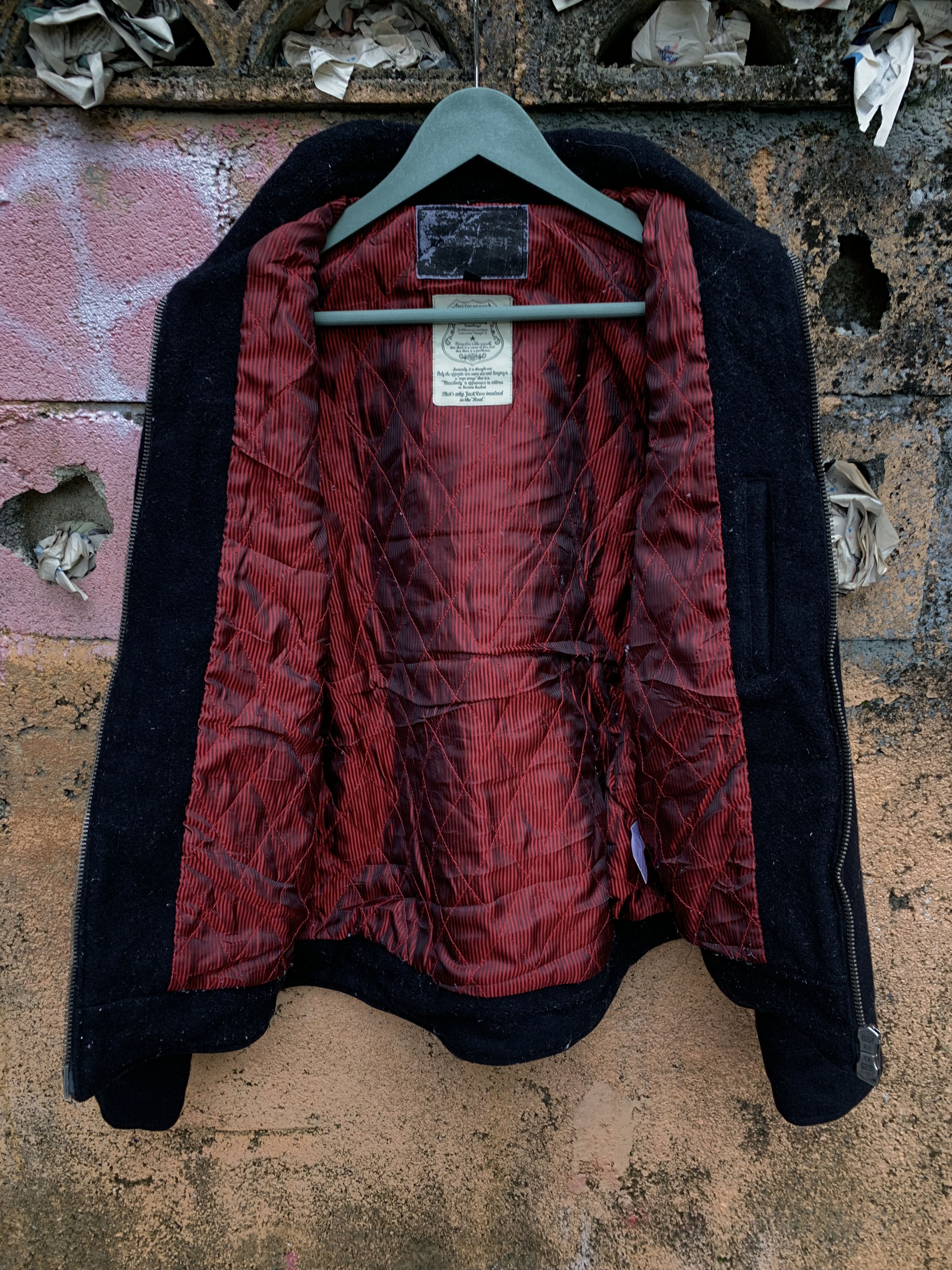 JACKROSE × Vintage Vintage Jack Rose Motorcycle Wool Jacket Size US M / EU 48-50 / 2 - 3 Thumbnail