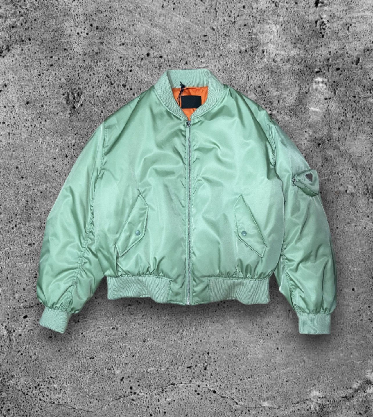 Prada × Raf Simons PRADA “RE-NYLON MA-1 BOMBER JACKET” | Grailed